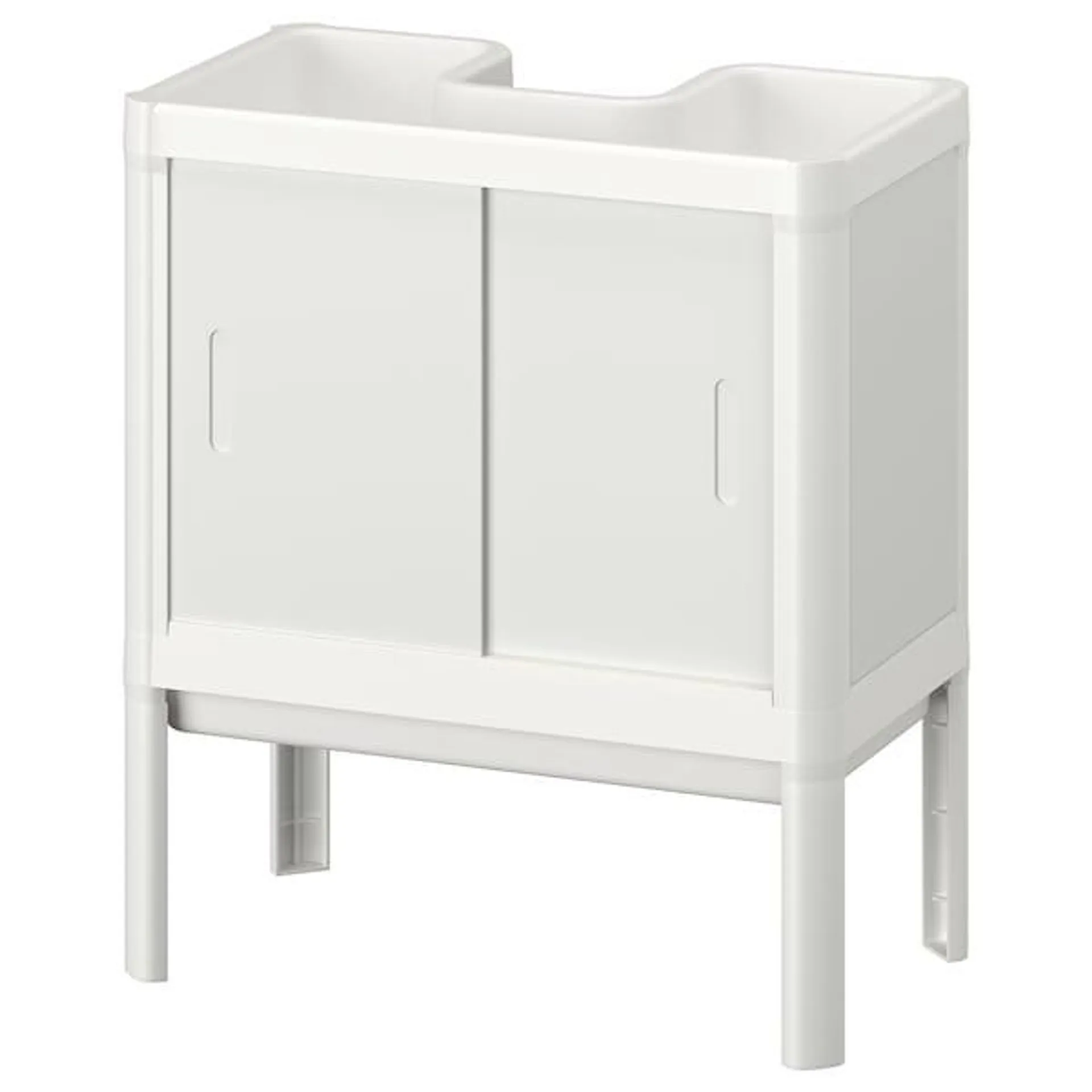 Mueble de lavabo con 2 puertas,