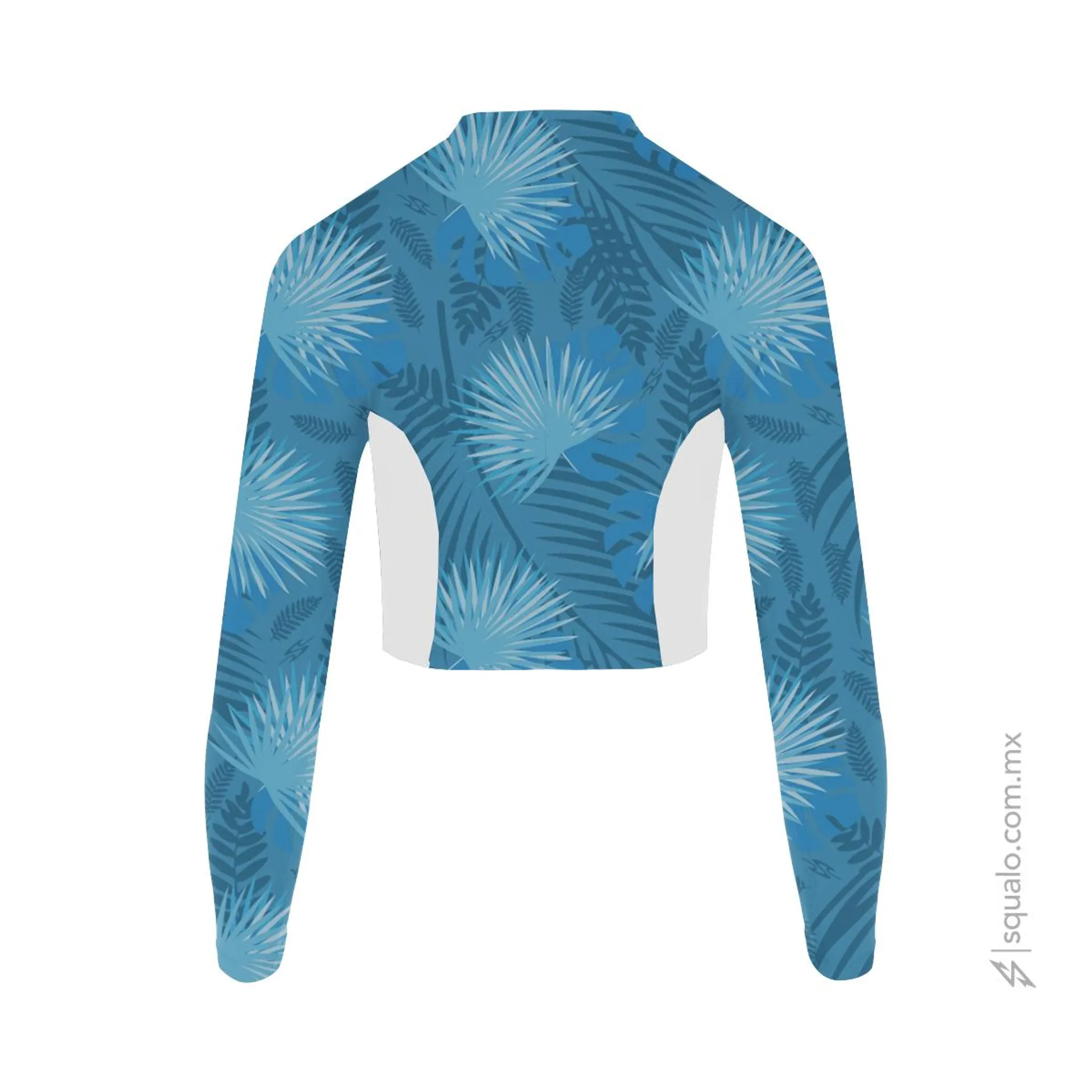 Rashguard Ombliguera Xerul Multicolor Azul