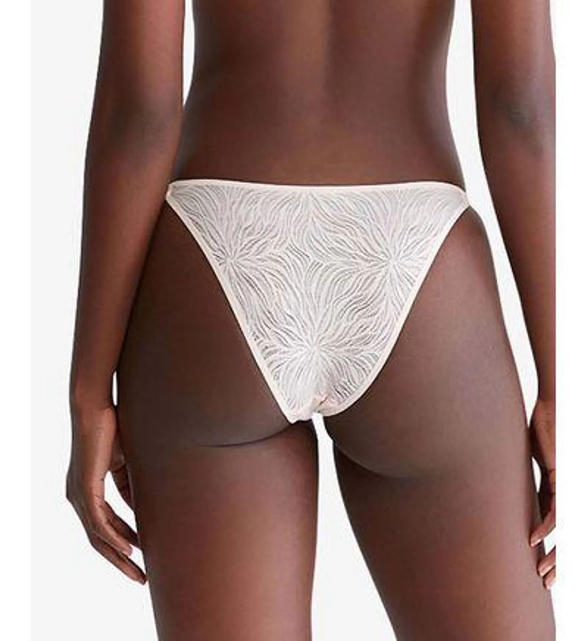 Tanga Calvin Klein Lace Mujer Blanco