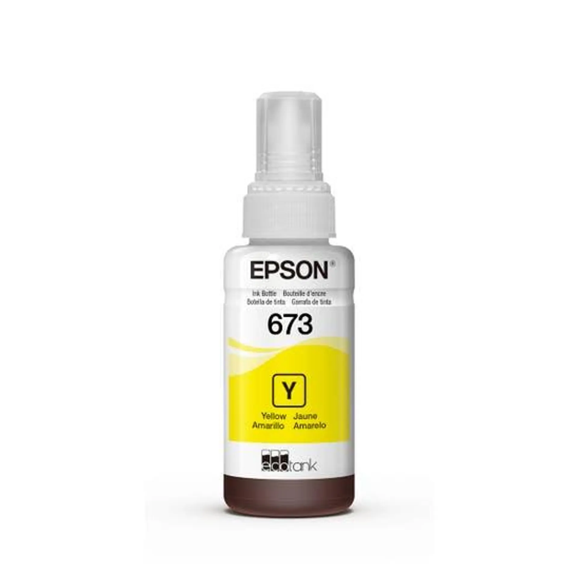 Botella de Tinta Epson Color Amarillo T673