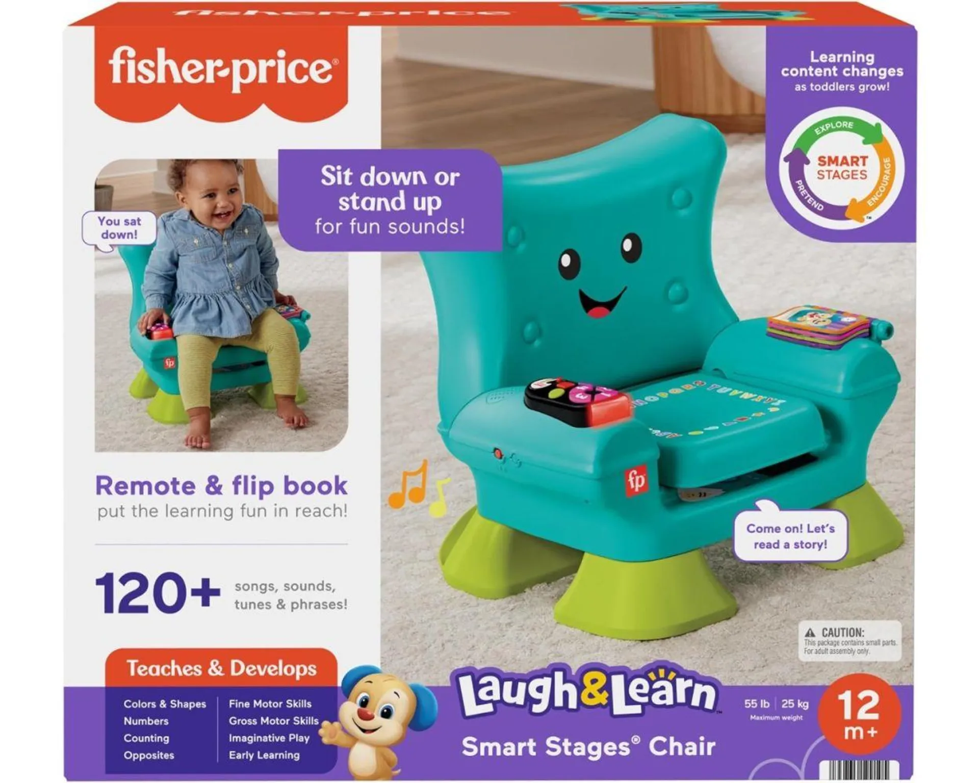 Fisher-Price Ríe y aprende Silla Smart Stages HYP36