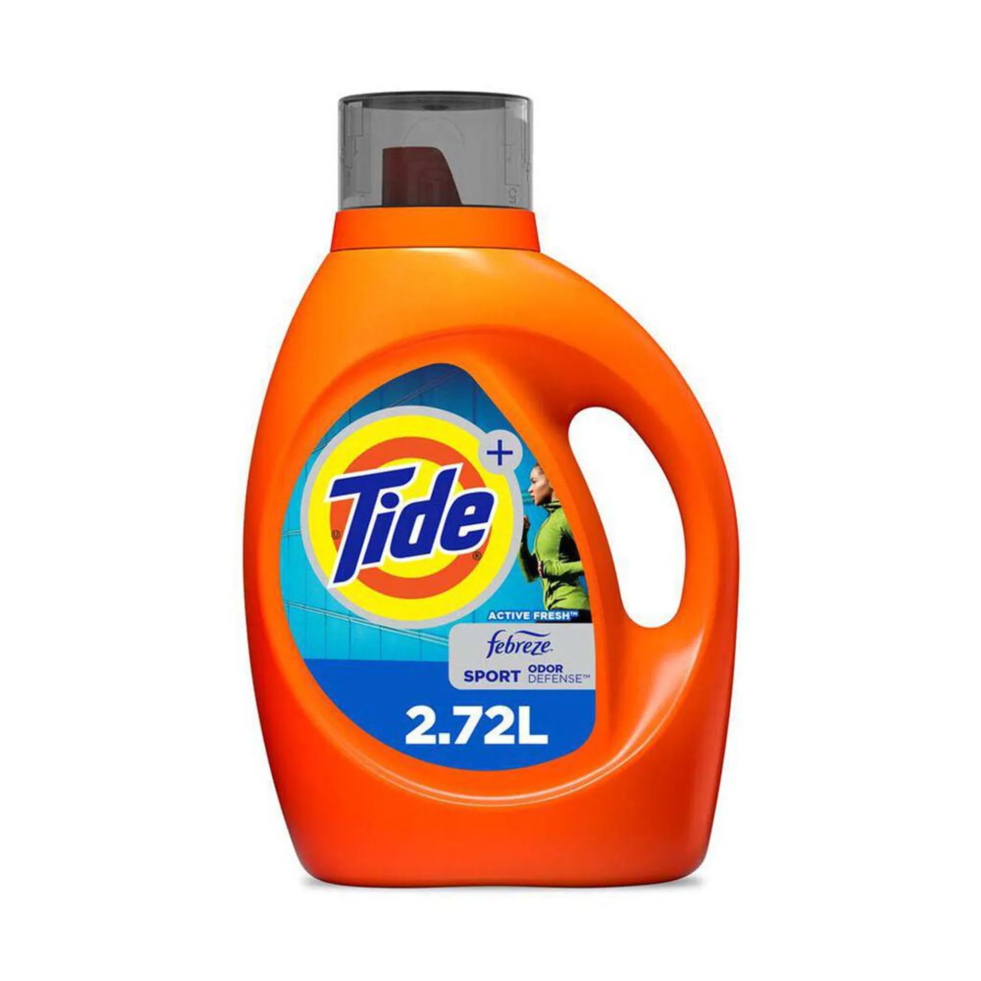 Tide Plus Febreze Sport Odor Defense Detergente Líquido 2.72 lt