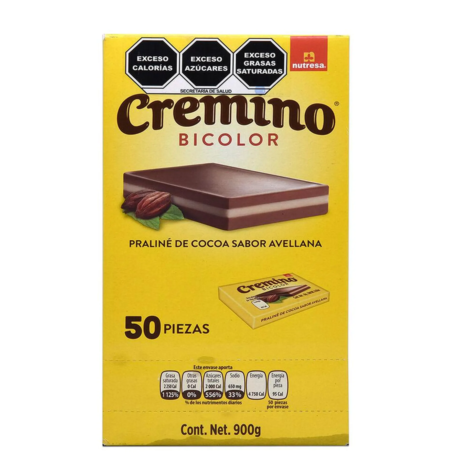 Chocolate sabor Avellana Cremino 50/18 g