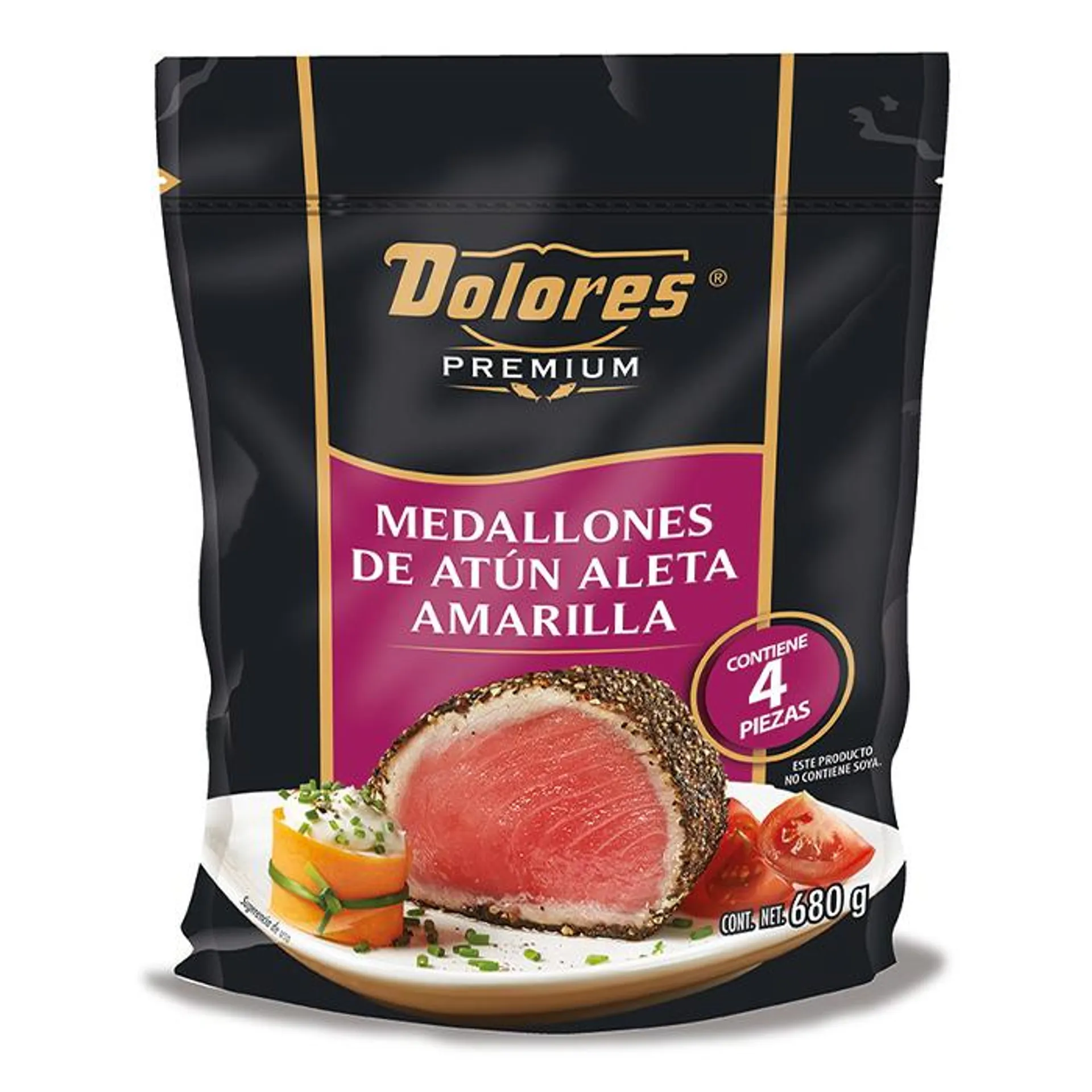 MEDALLONES DE ATUN ROJO DOLORES PZ 680 g