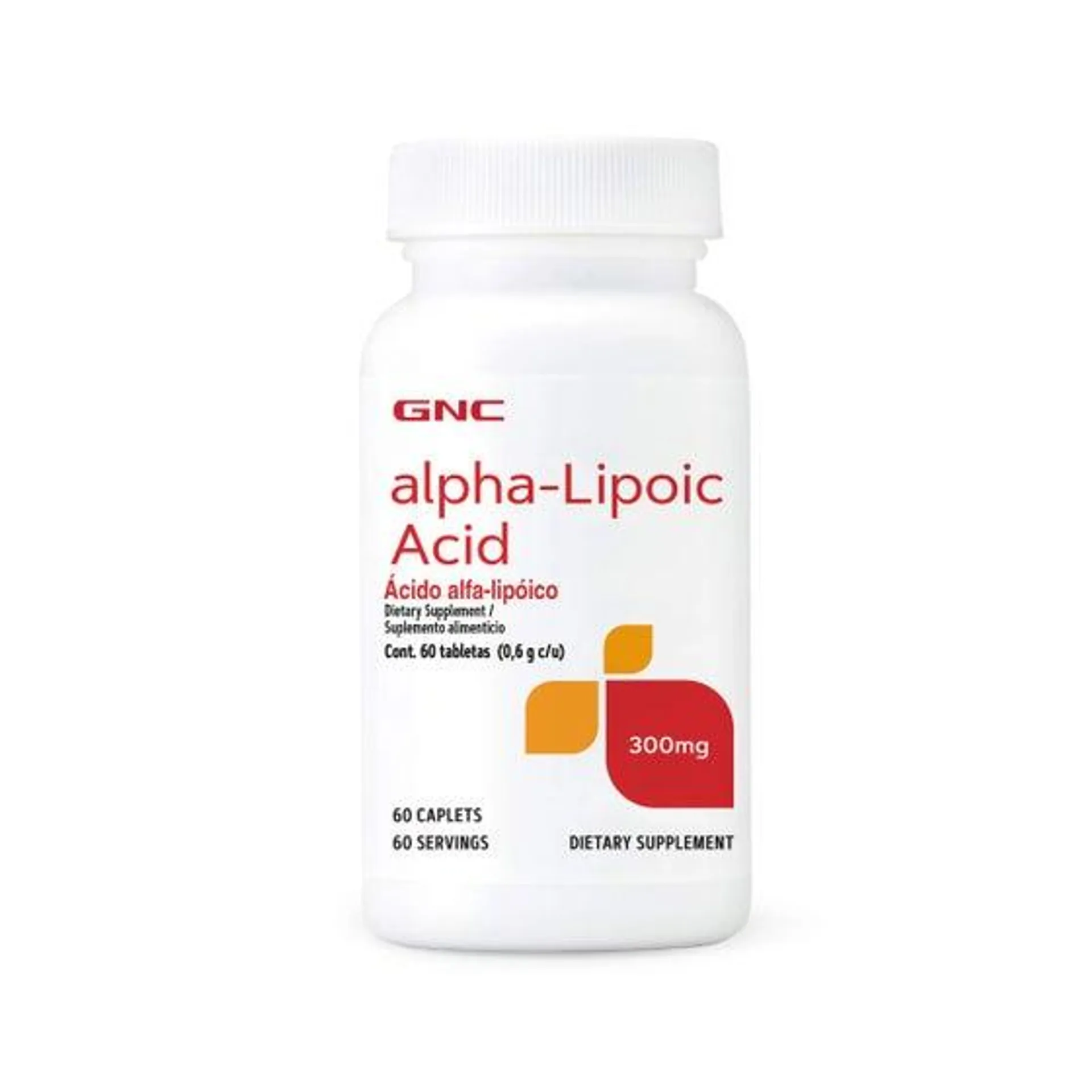 Ácido Alfa Lipoico 300 mg GNC 60 Tabletas