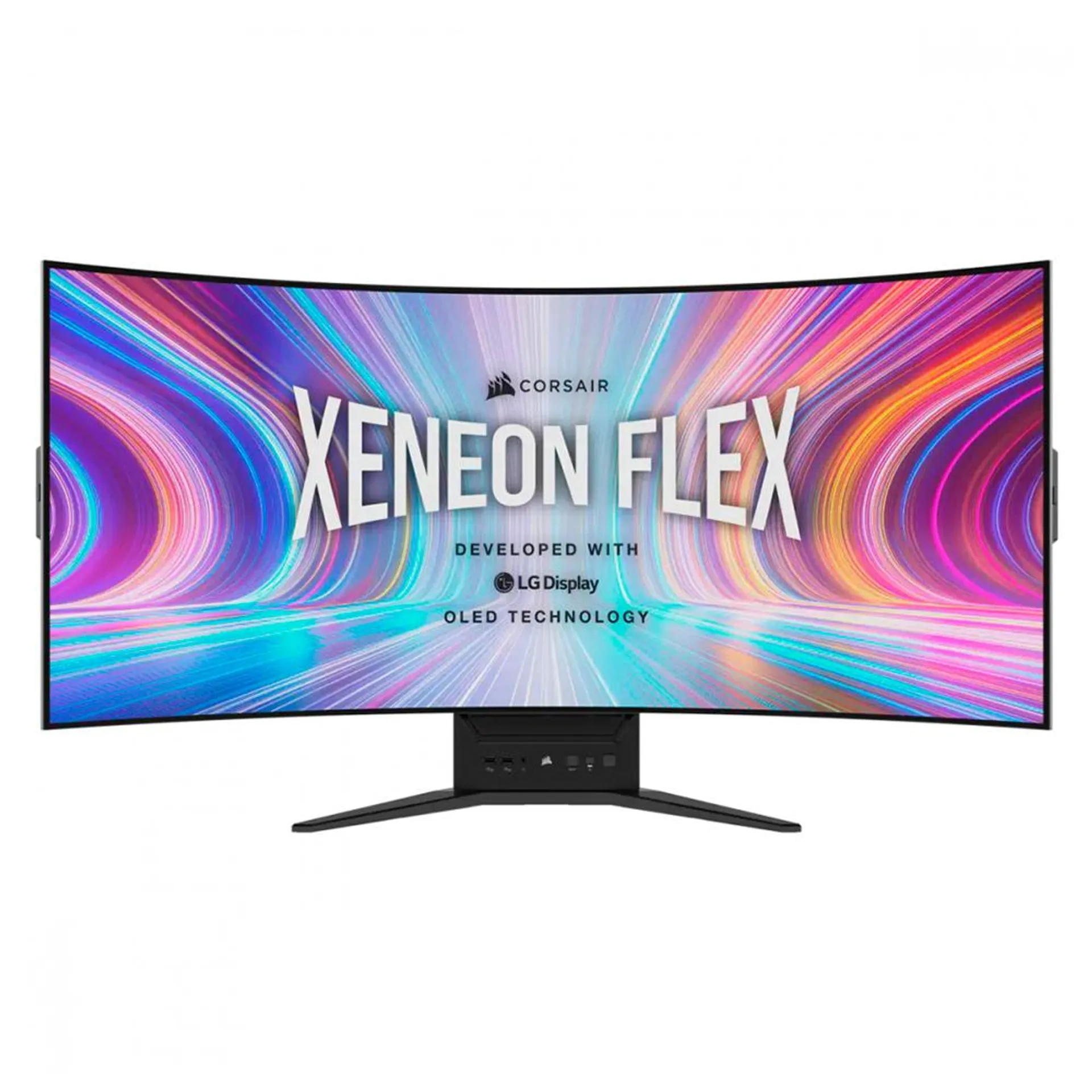 Monitor Gamer Curvo Corsair Xeneon Flex 45WQHD240 / OLED 45" / Quad HD / Ultra Wide / G-Sync, FreeSync / 240Hz / HDMI / Negro / 45WQHD240