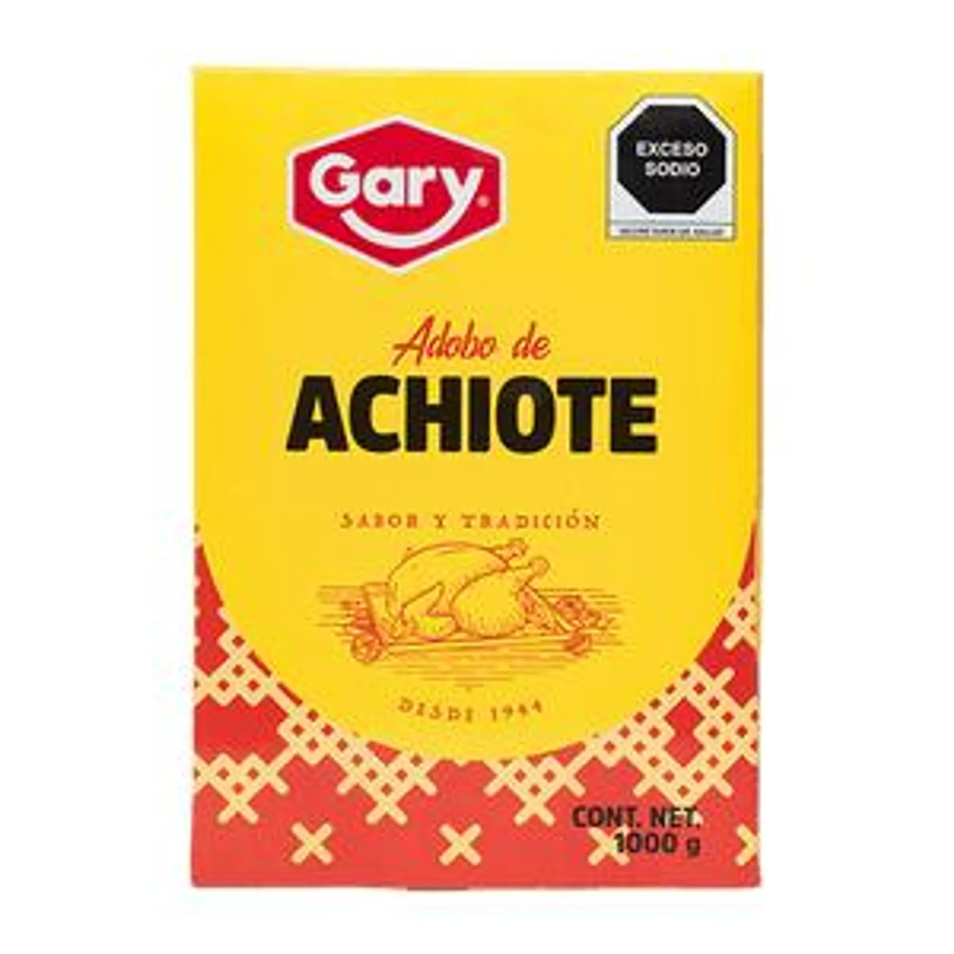 PASTA DE ACHIOTE CONDIMENTADO GARY PAQUETE 1 KG.