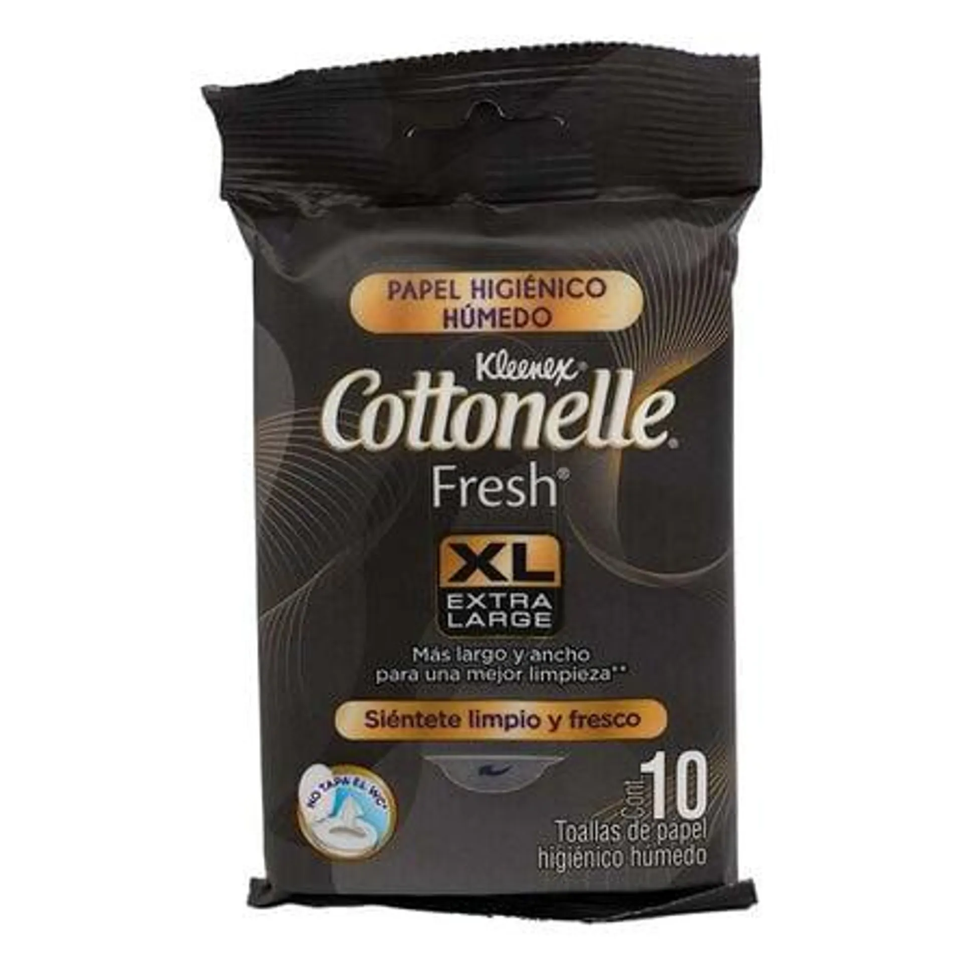 Papel Higiénico Humedo Cottonelle Fresh Pocket 10 Piezas