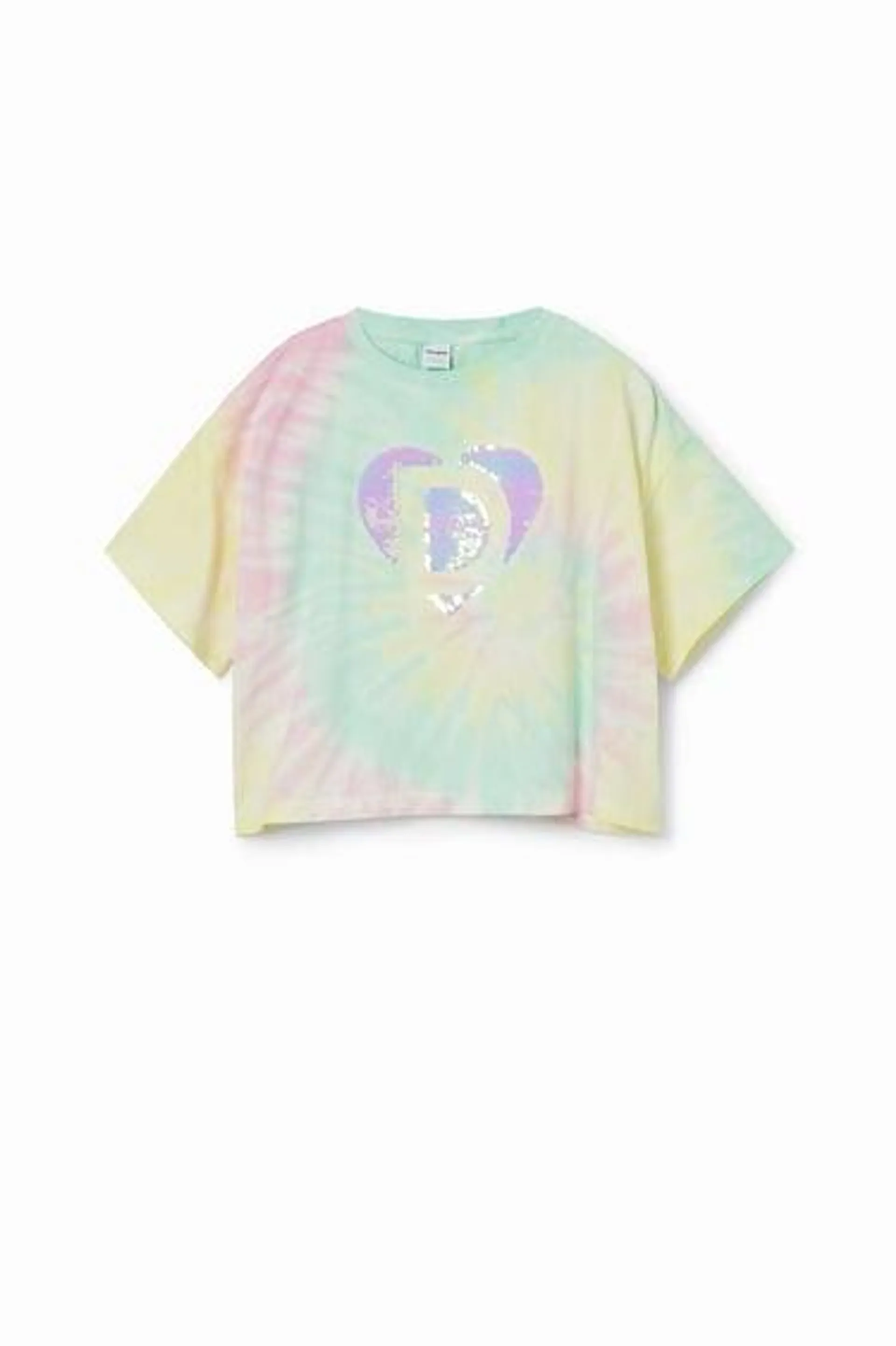 Camiseta tie-dye lentejuelas