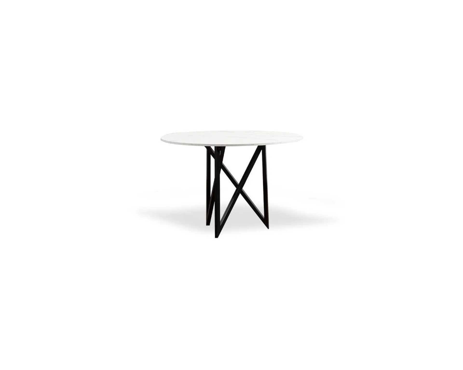 Mesa Comedor 120 Cm Redonda Nápoles Blanco