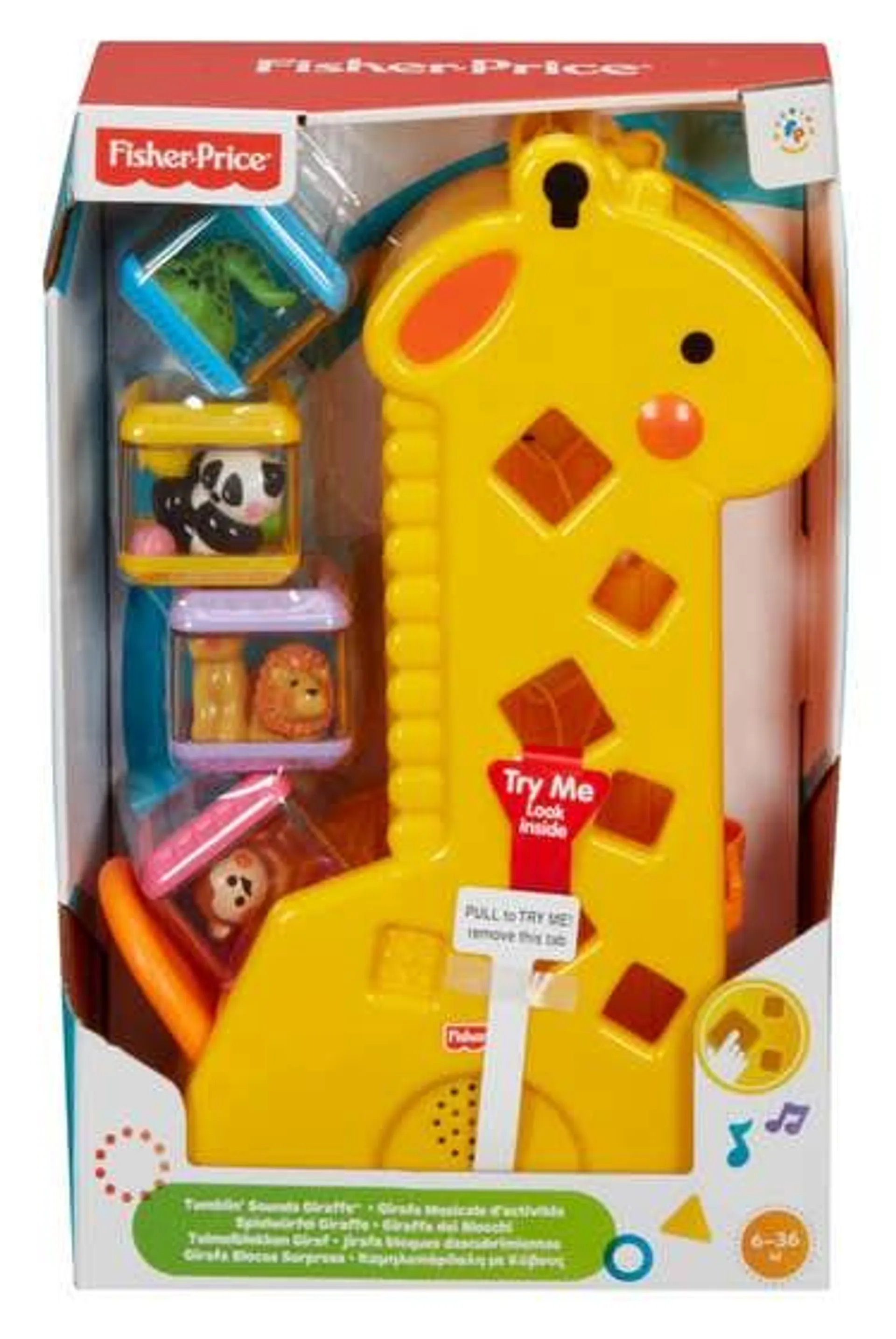 Mattel Fisher-Price Peek-A-Blocks Jirafa 4253