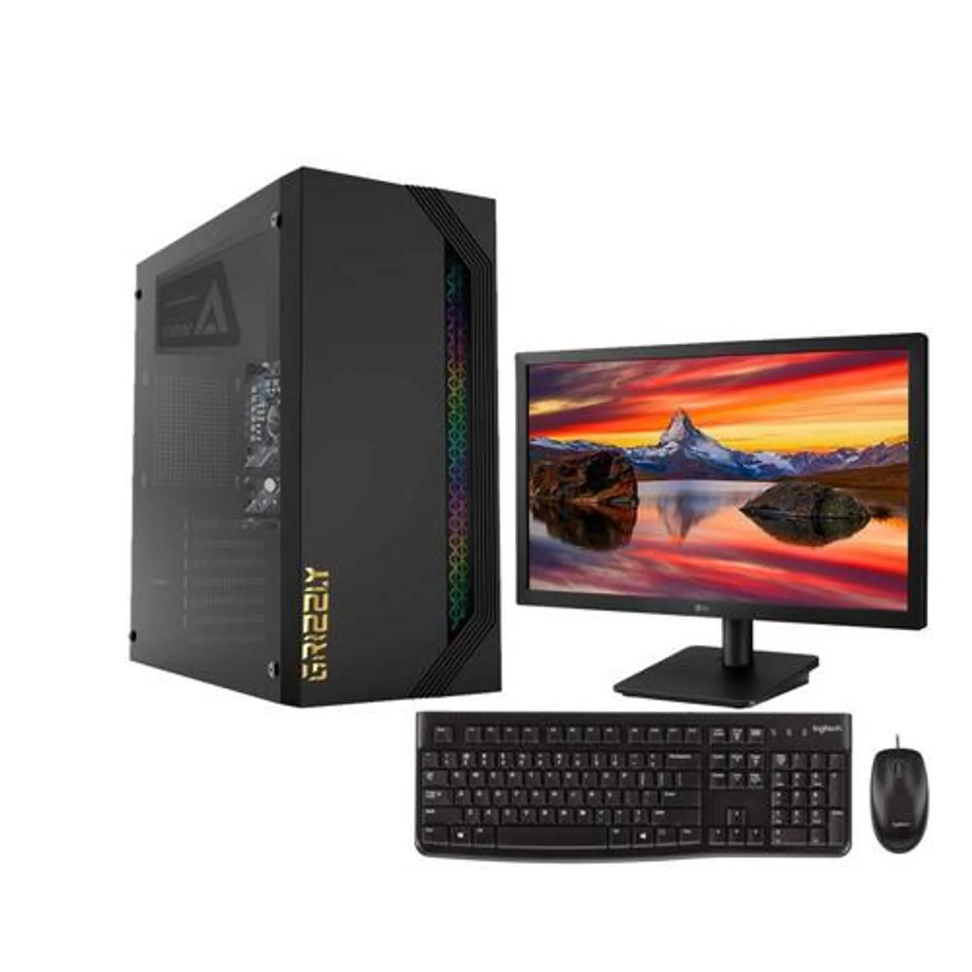 Pc Grizzly Pg-Intel065 Intel Core I3-10100 8Gb 500Gb Ssd Wifi