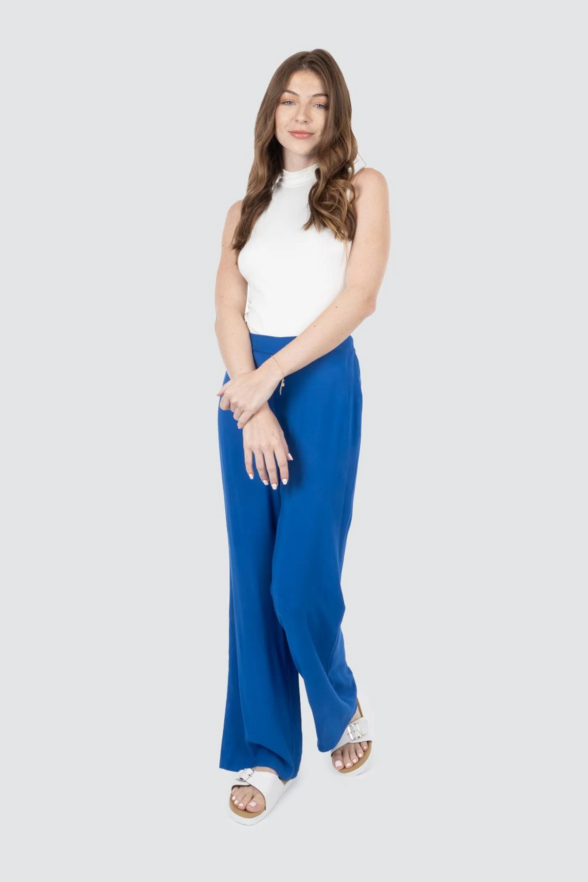 Pantalón casual azul