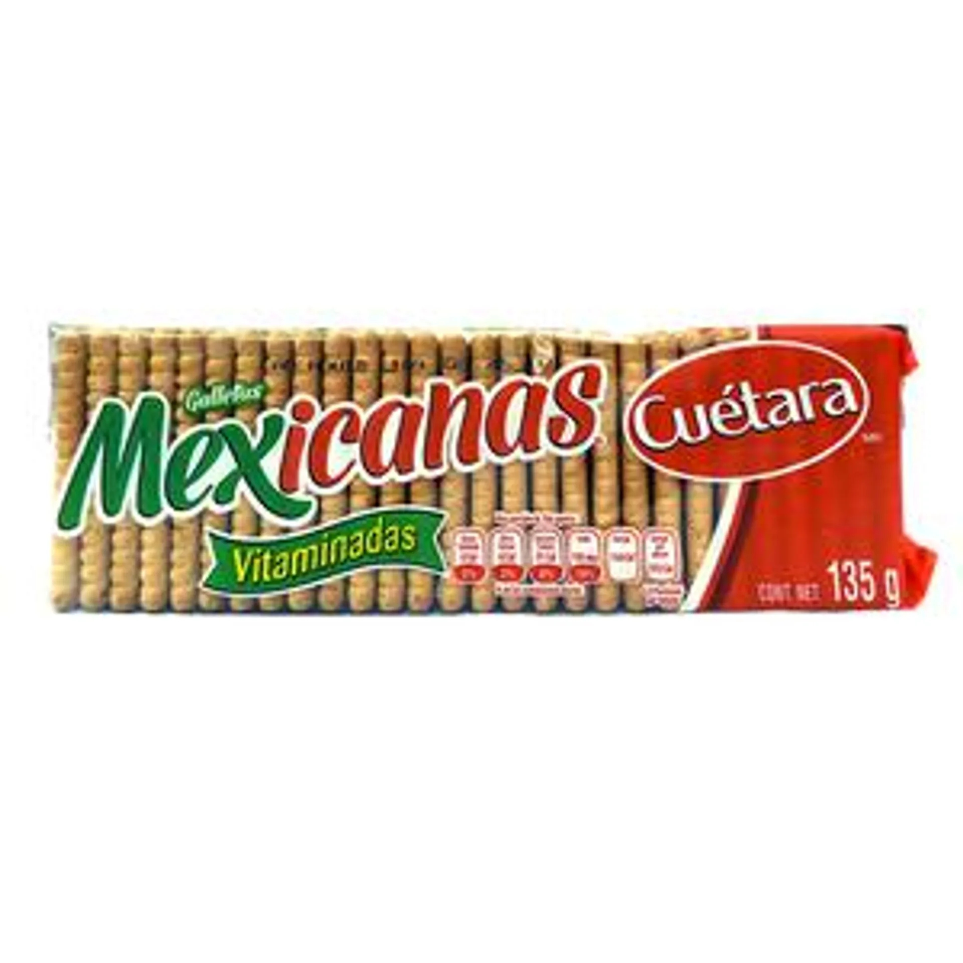 GALLETAS MEXICANAS CUÉTARA PAQUETE 135 GR.
