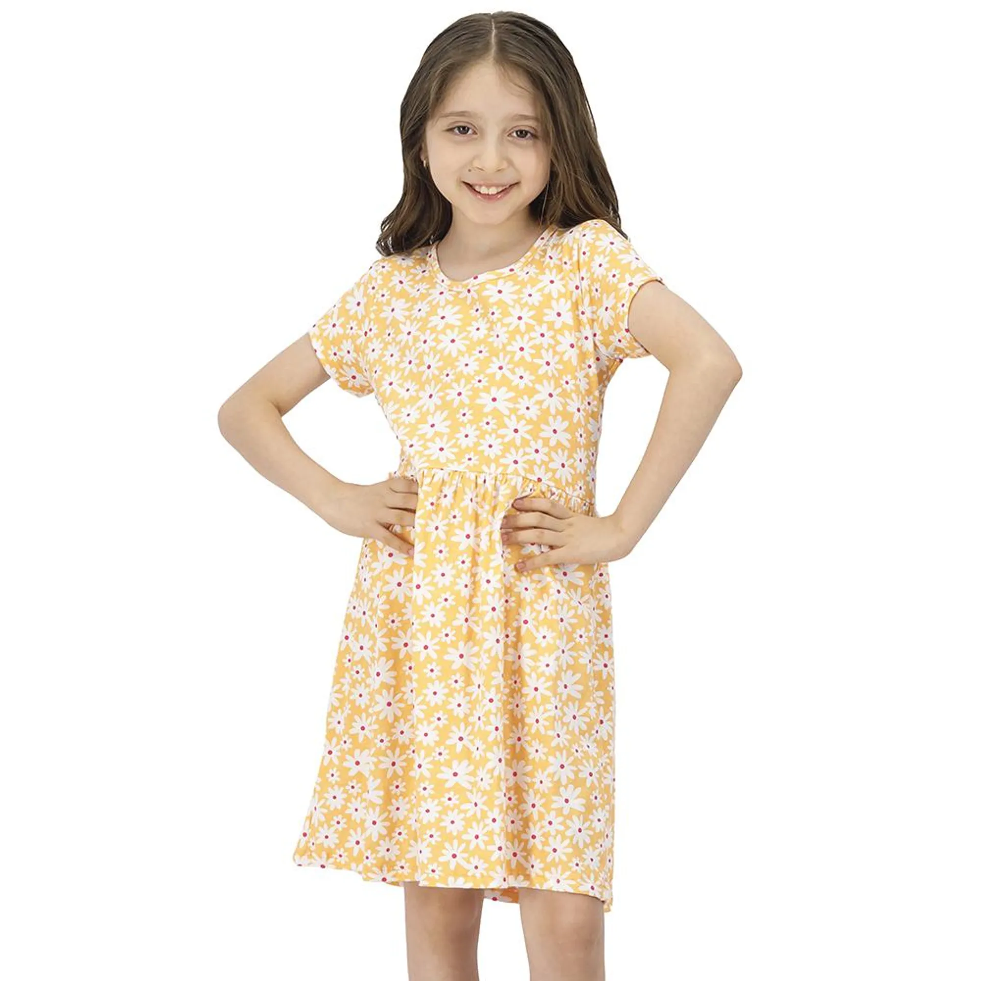 Vestido Fantastic Niña Full Print Margaritas