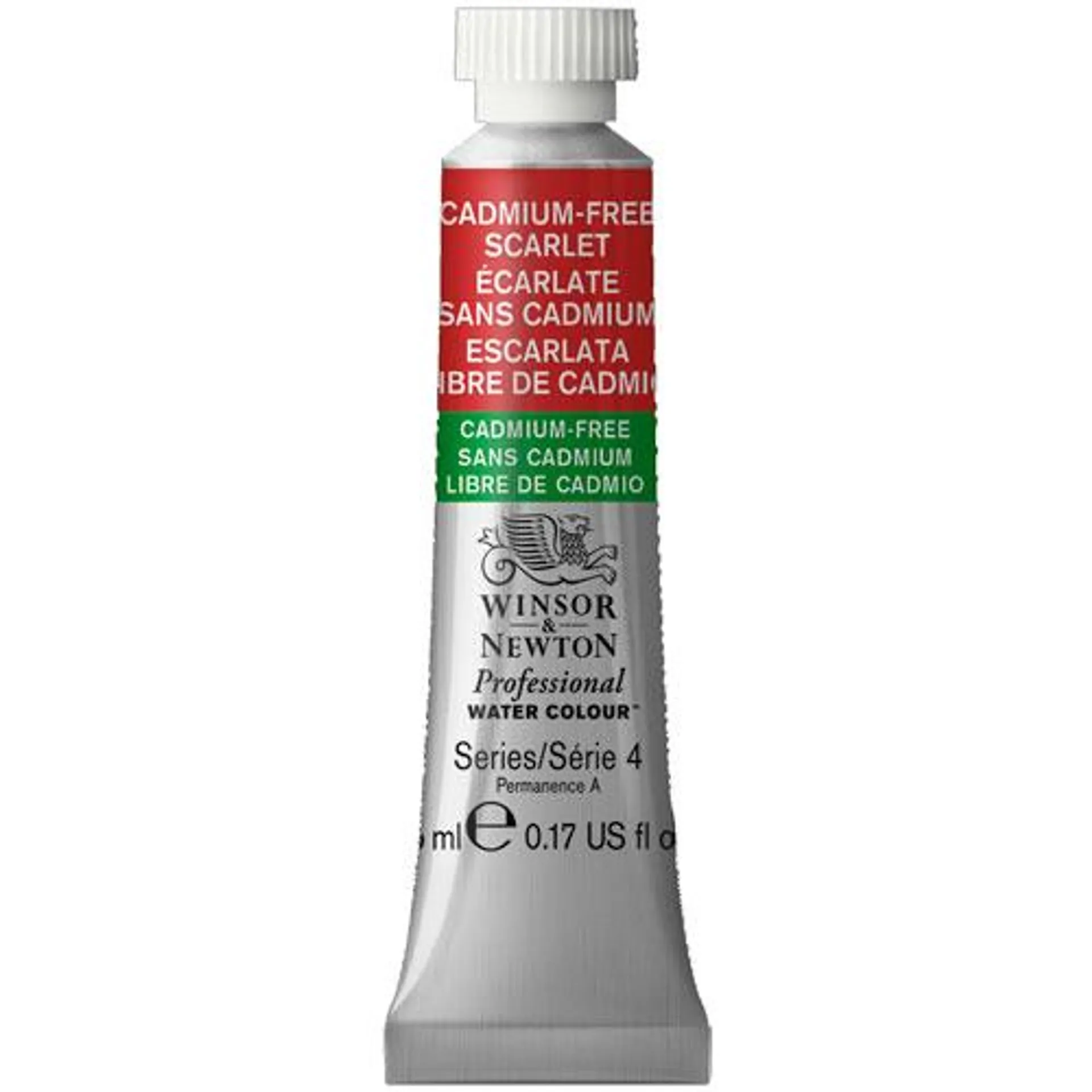 Pintura Acuarela Winsor And Newton Artist 5Ml S-4 Cad-Libre Escarlet