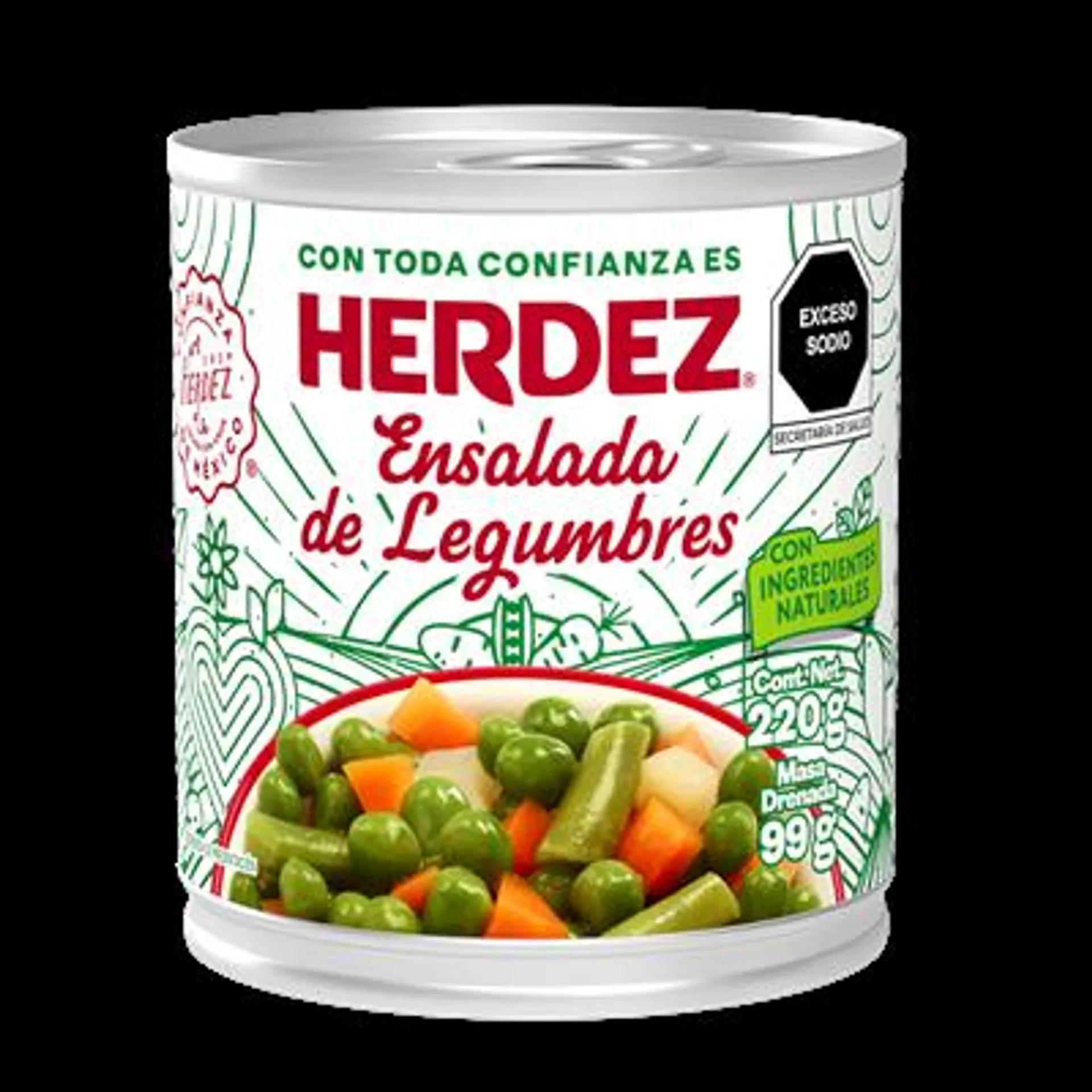 Ensalada De Legumbres Herdez 215 g