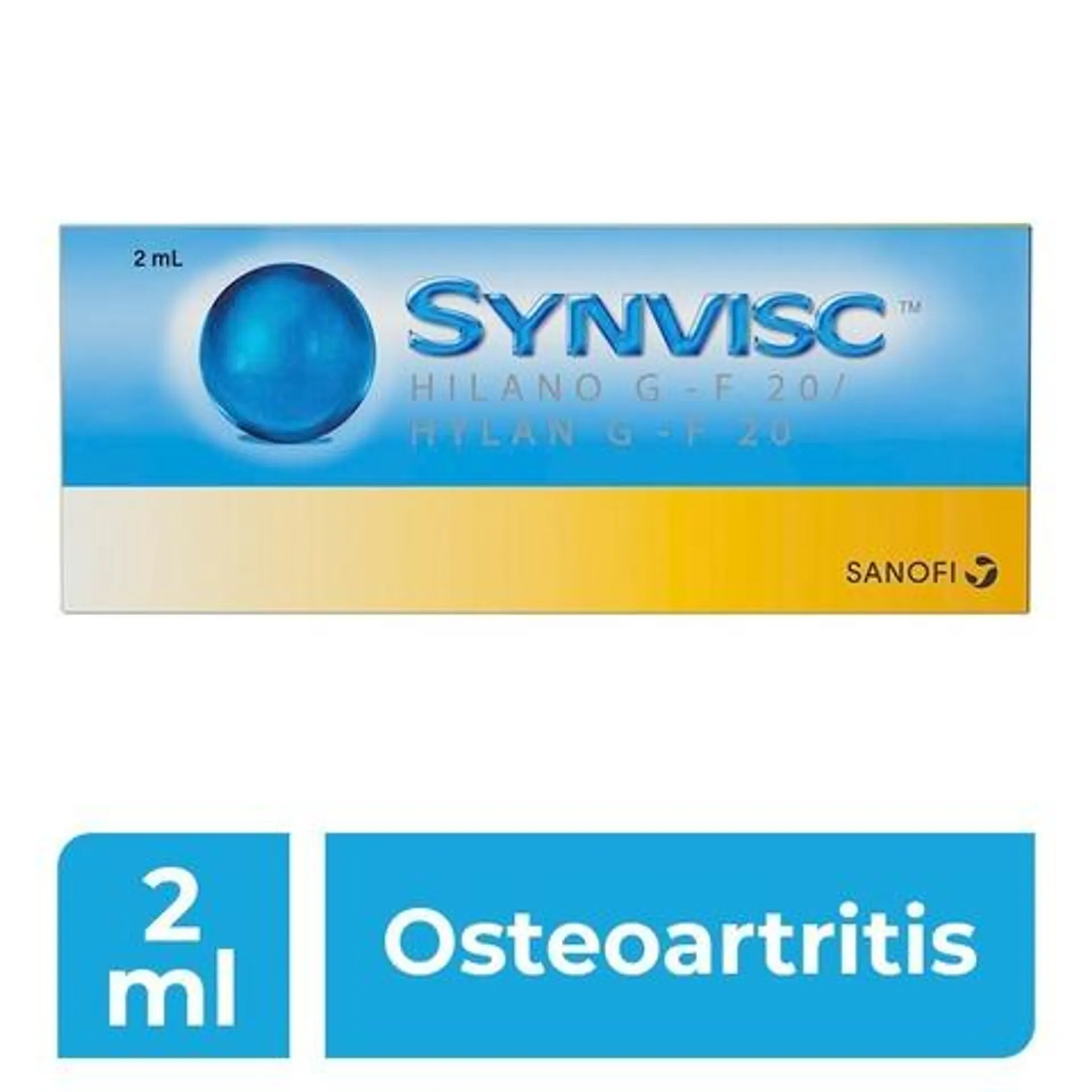 Synvisc 2ml Inyección 1 Solución Jeringa Prellenada