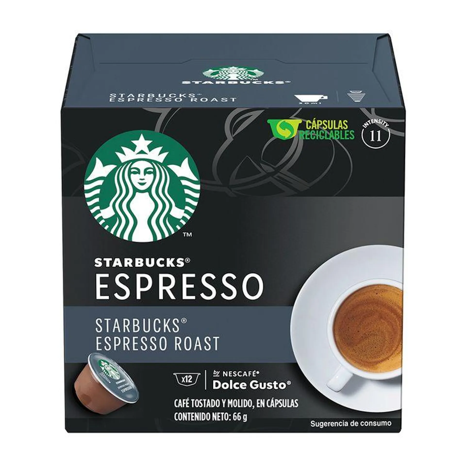 Cápsula Nescafé Starbucks Espresso Roast - 1 pieza