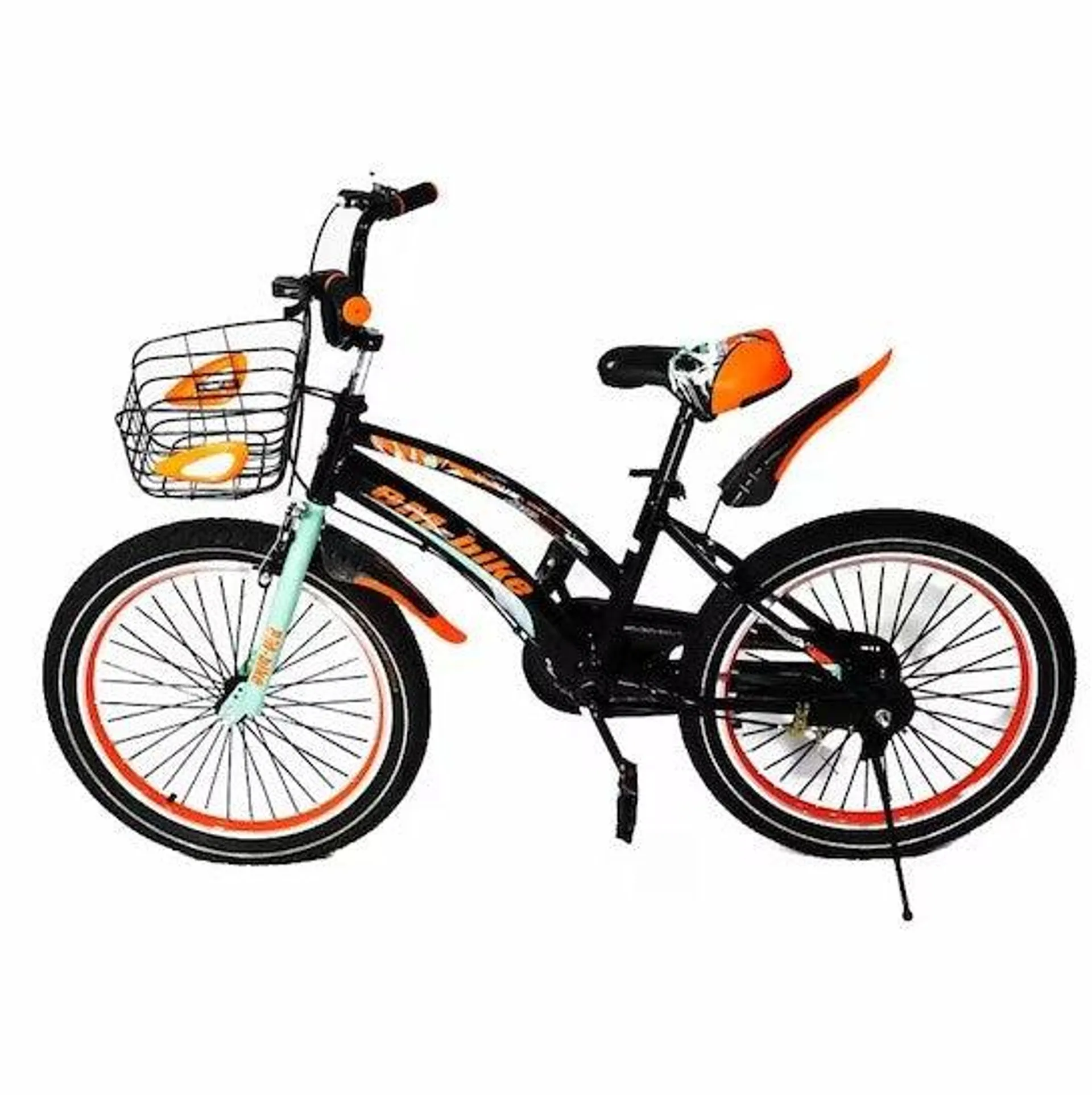 Bicicleta R-20 Niño Naranja con Verde