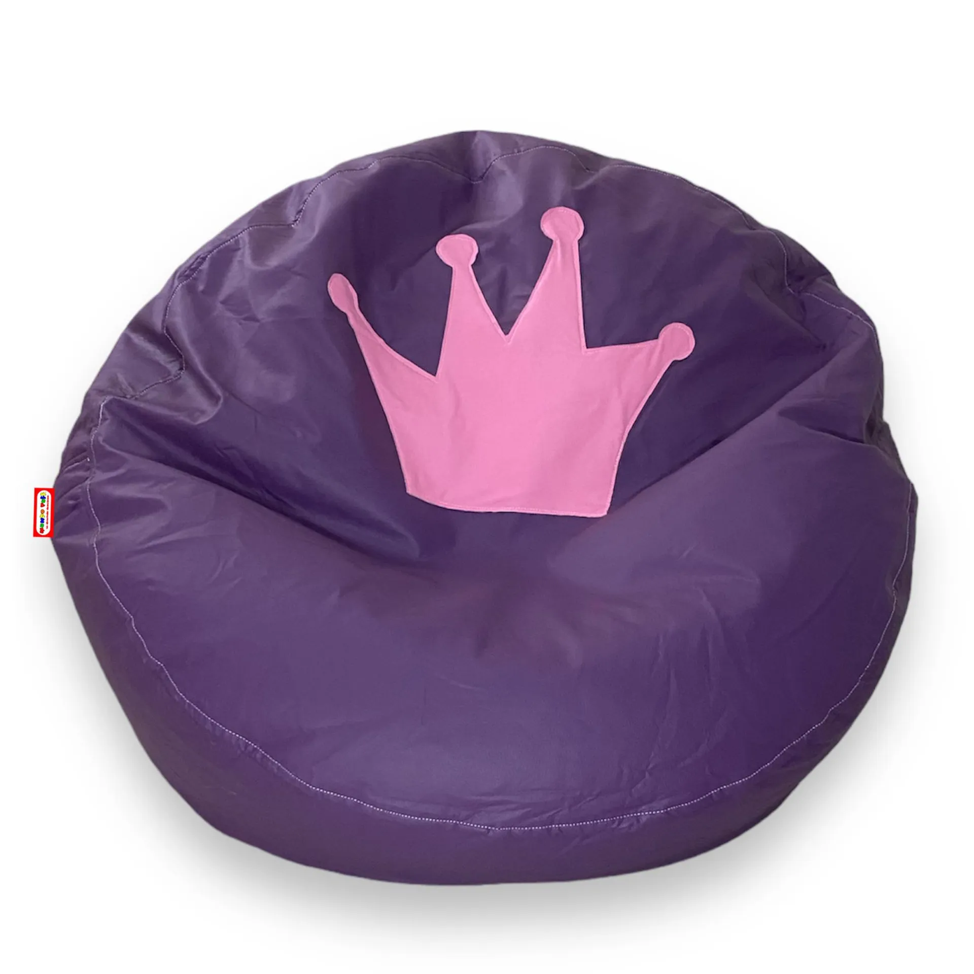 Sillón Puff Princesa Morado marca Mundo Puff .