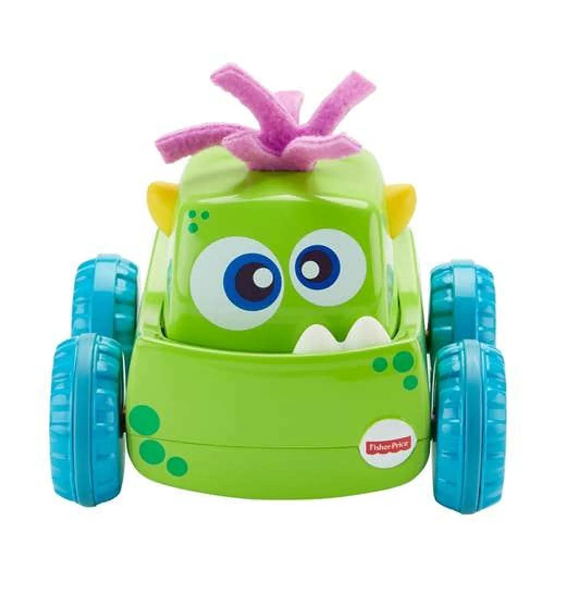 Mattel Fisher-Price Monstruo Presiona Y Persigue Verde DRG15