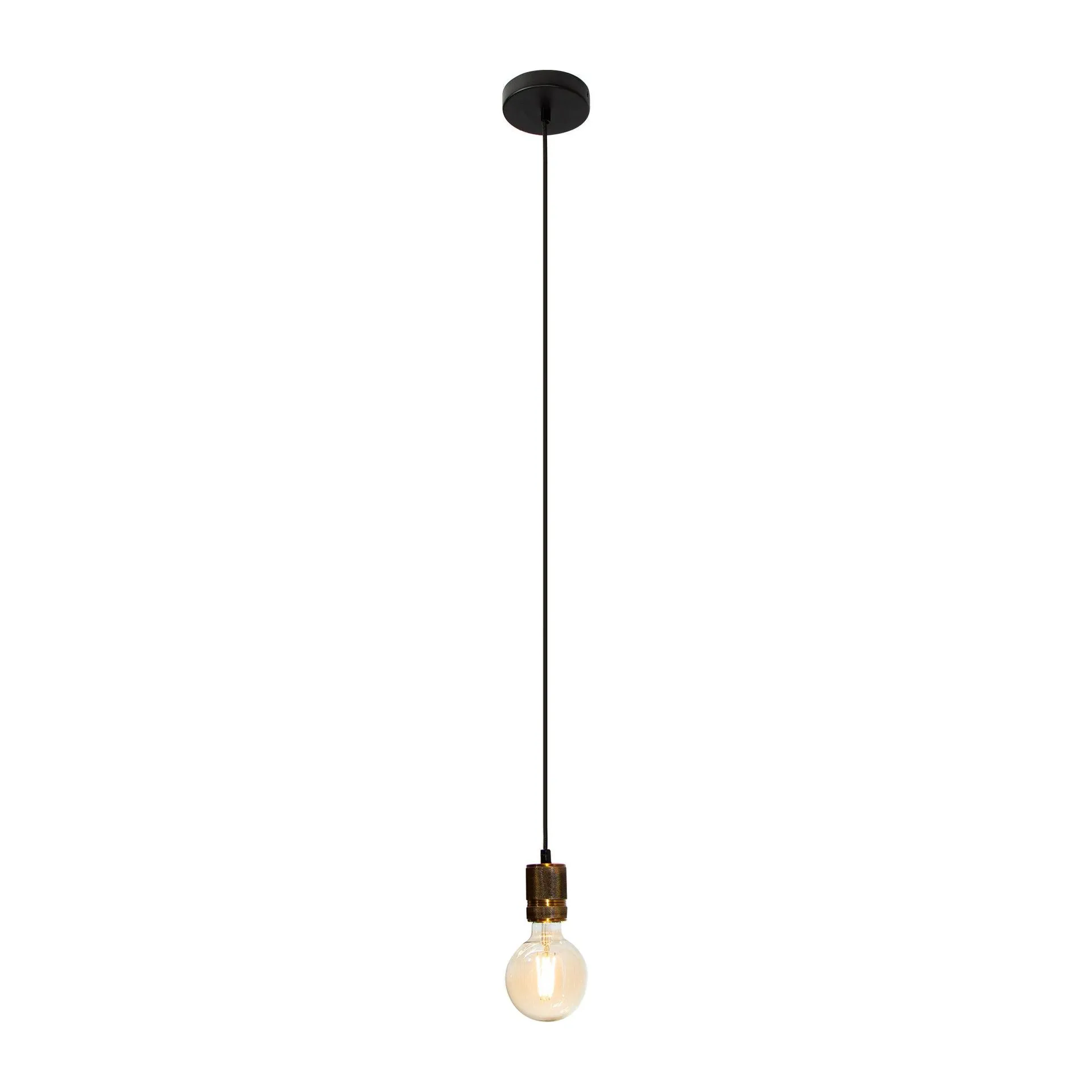 Lámpara Colgante Mini Retro Bronce E27 60W 1 Luz