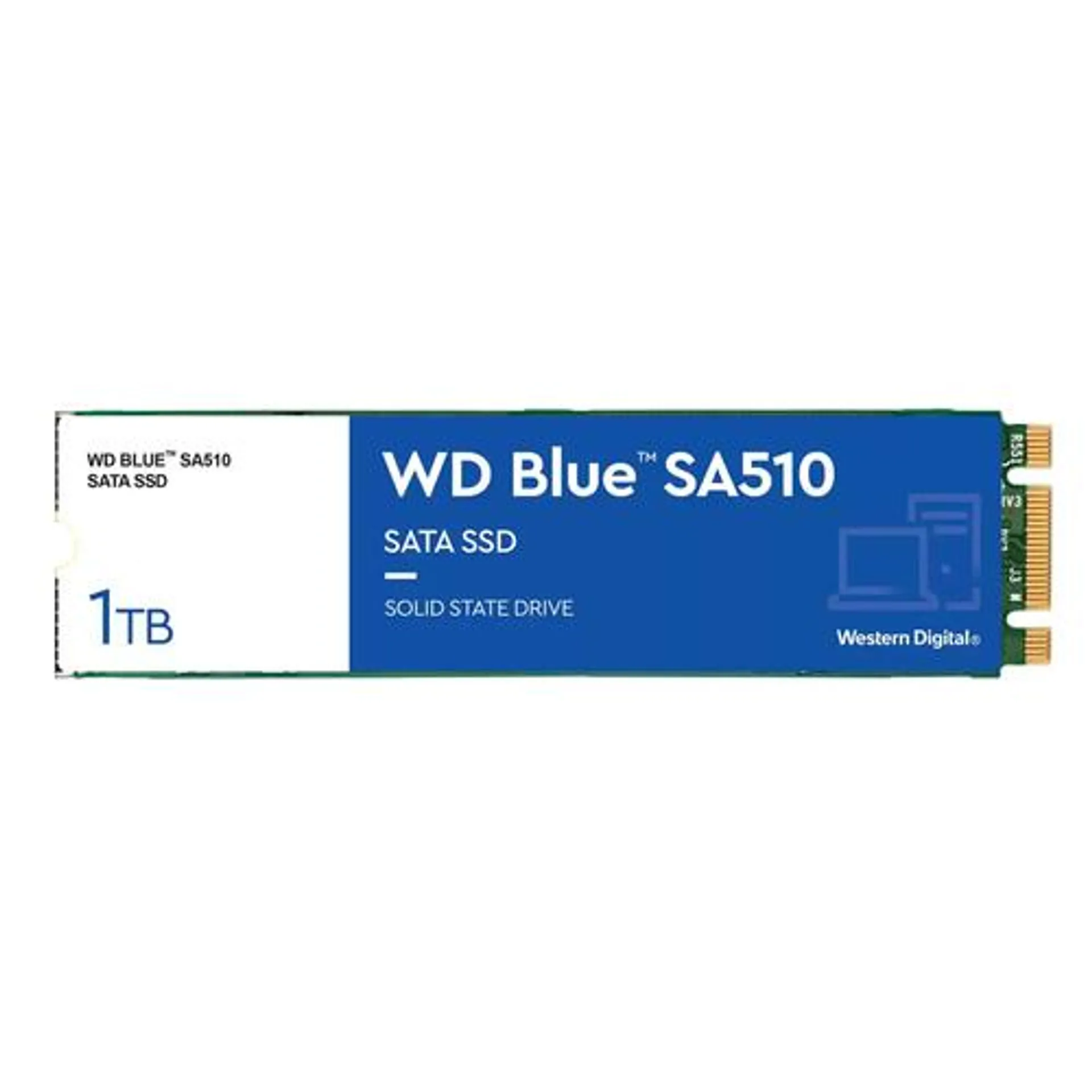 Ssd Western Digital Blue Sa510 1Tb M.2 Sata 560Mbs Wds100T3B0B-00Axs0