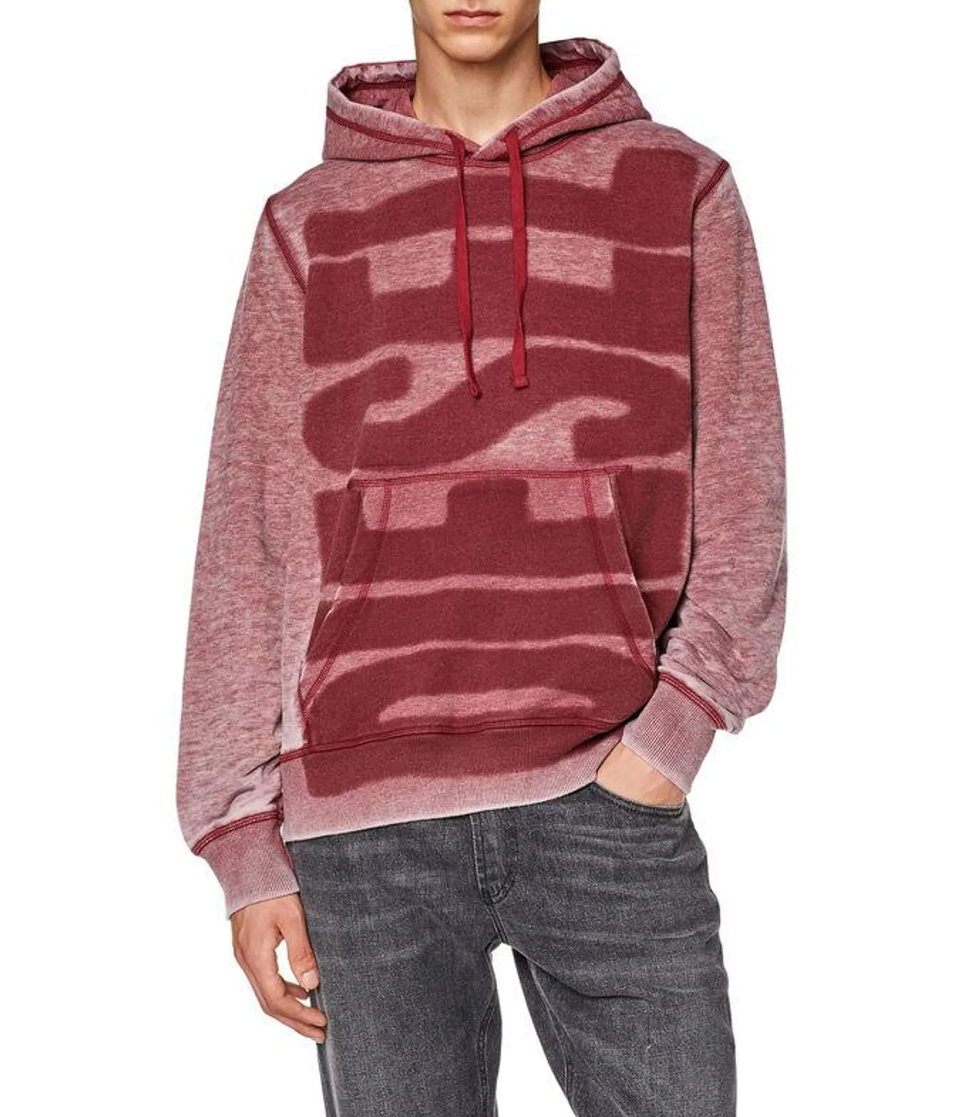 Sudadera canguro con capucha Hombre