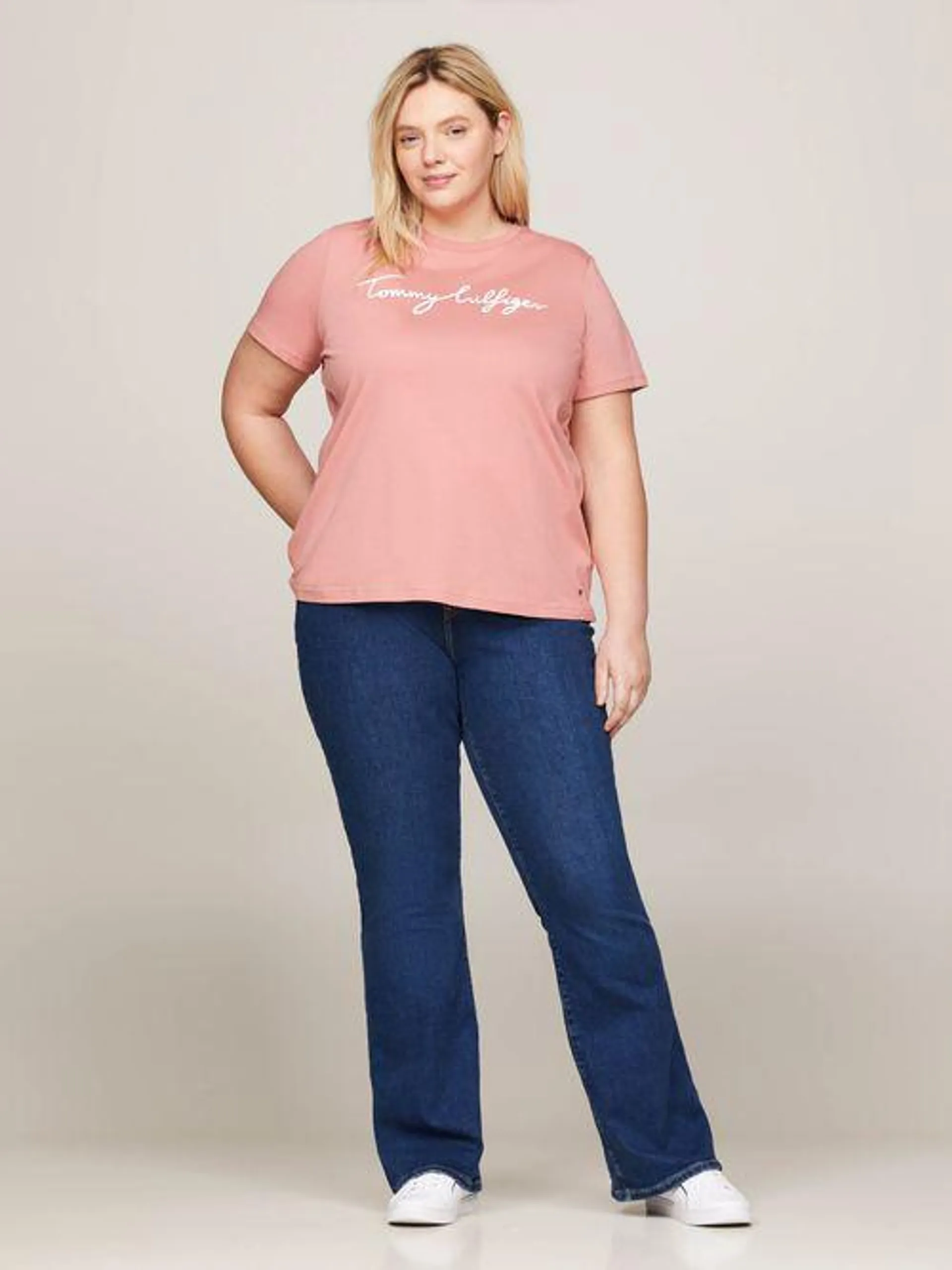 Playera Curve de corte regular con logo de mujer Tommy Hilfiger