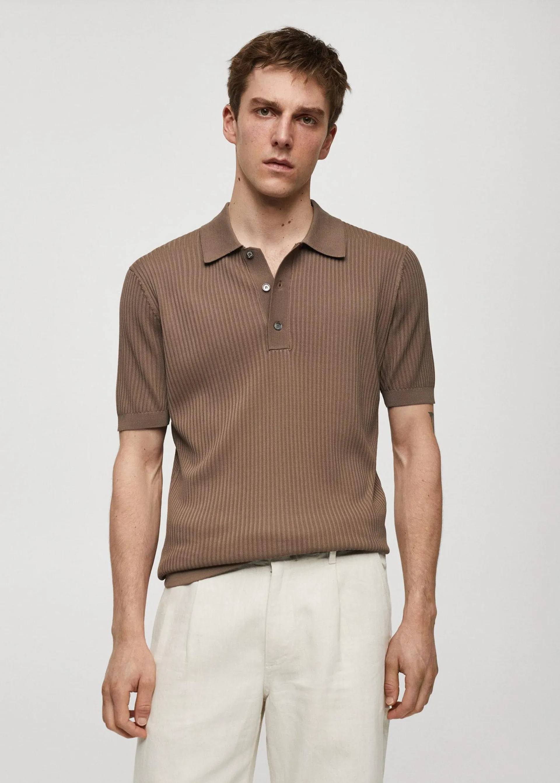 Polo punto algodón