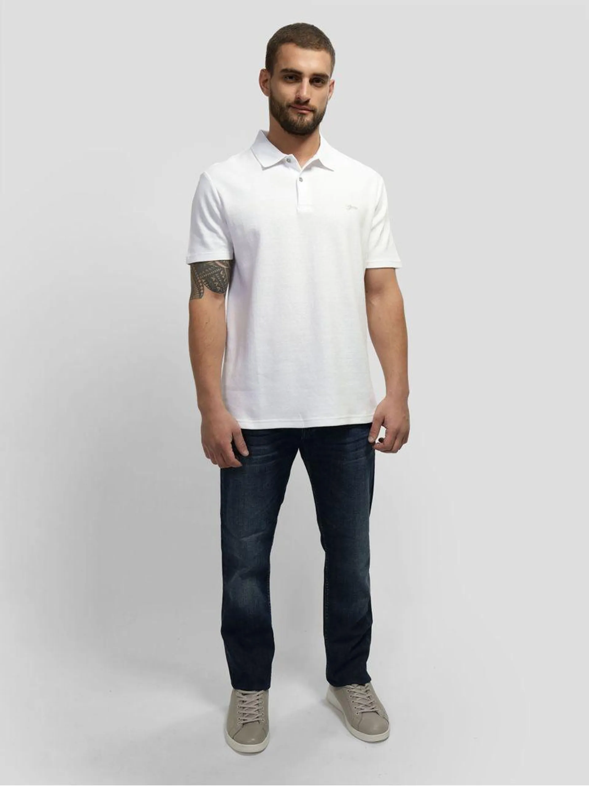 Playera Tipo Polo Guess ECO Slub