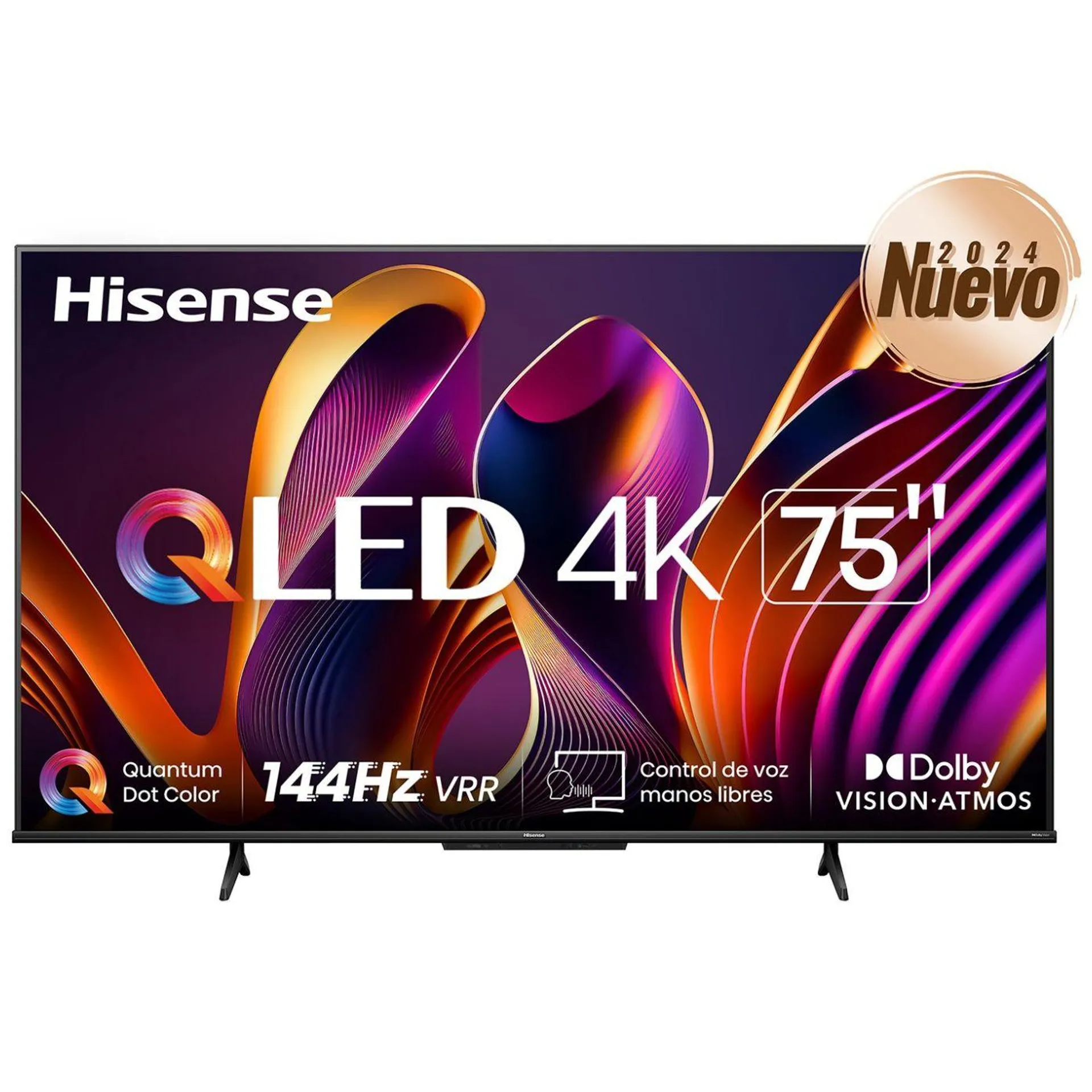 Pantalla Hisense 75 Qled 4K 75Qd7N