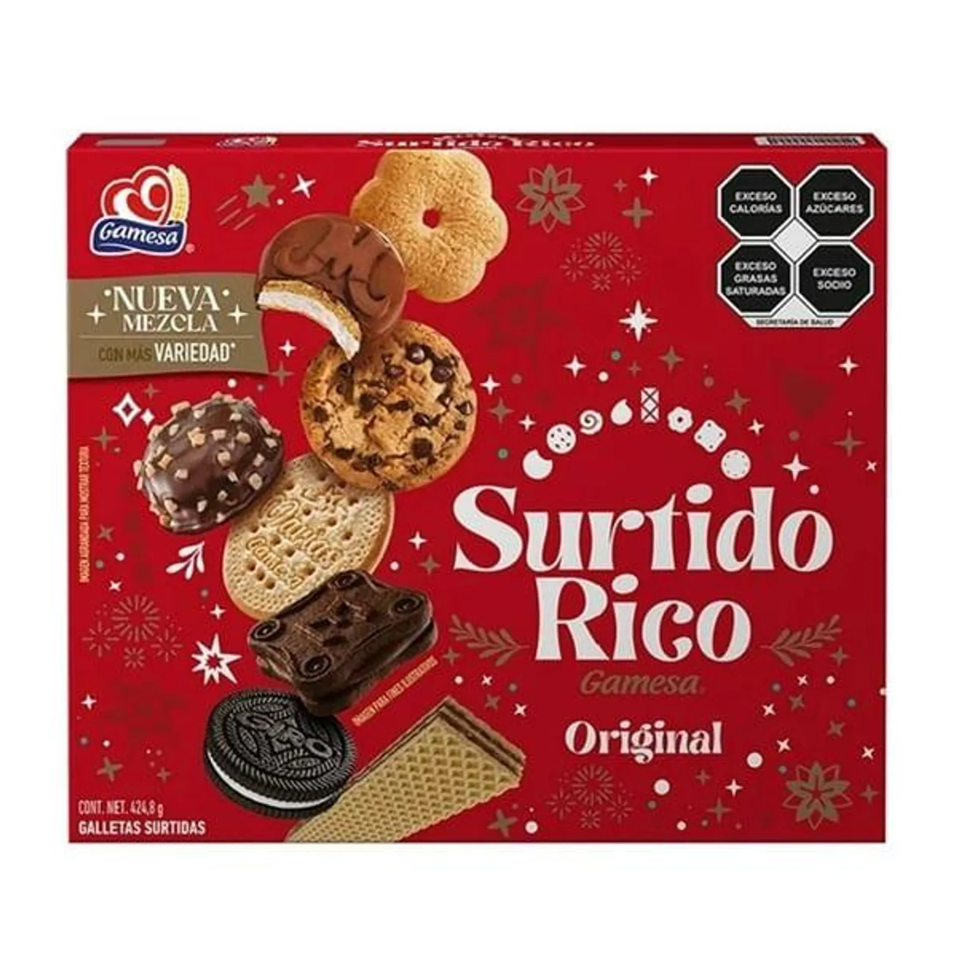 Galletas Gamesa surtido rico navidad 424 g