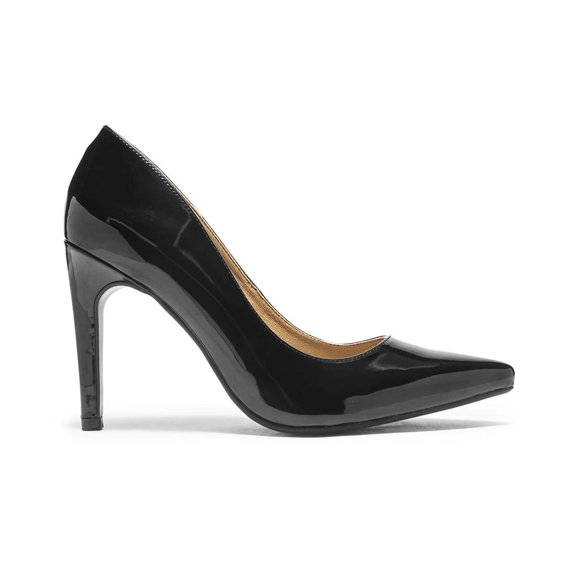 ZAPATILLA TACÓN MEDIO CAPA DE OZONO PARA MUJER ESTILO 640601 NEGRO