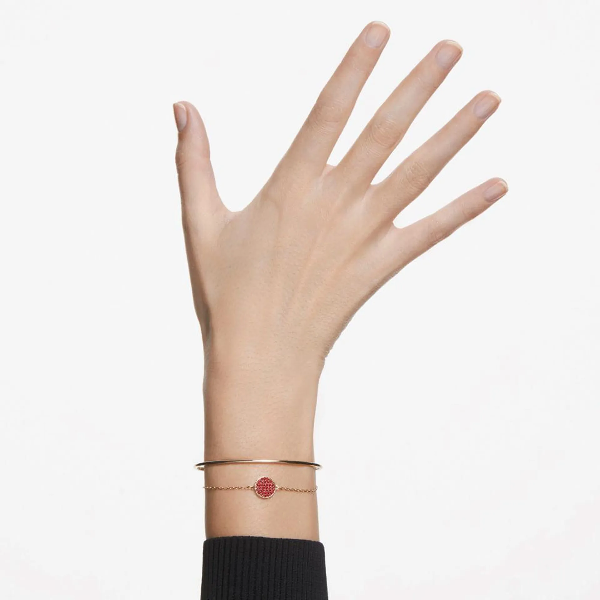 Brazalete Ginger, Rojo, Baño tono oro