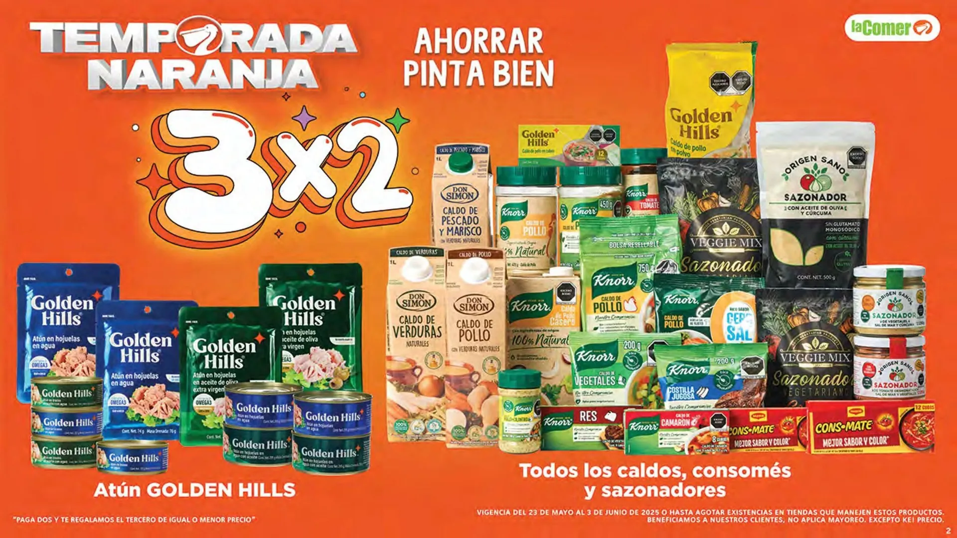 Catálogo de Catálogo La Comer 23 de mayo al 4 de junio 2025 - Pagina 2