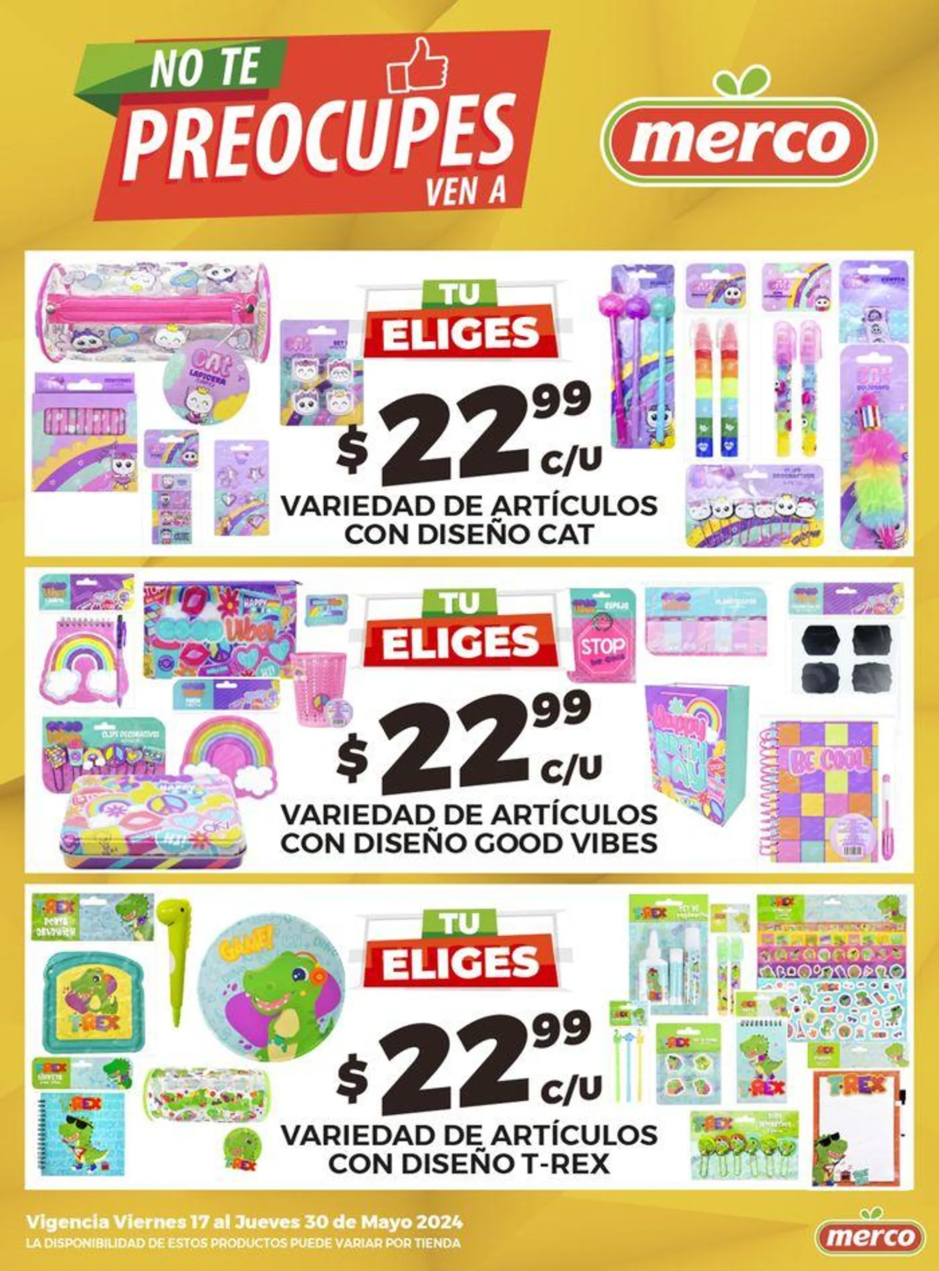 Catálogo de Merco - Tu Eliges 17 de mayo al 30 de mayo 2024 - Pagina 1