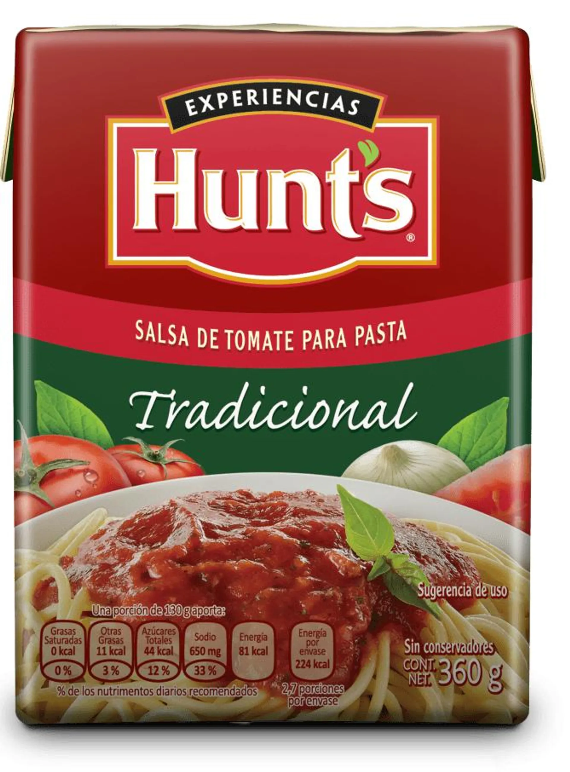 Salsa Hunts Para Pasta Tradicional 360 Gr