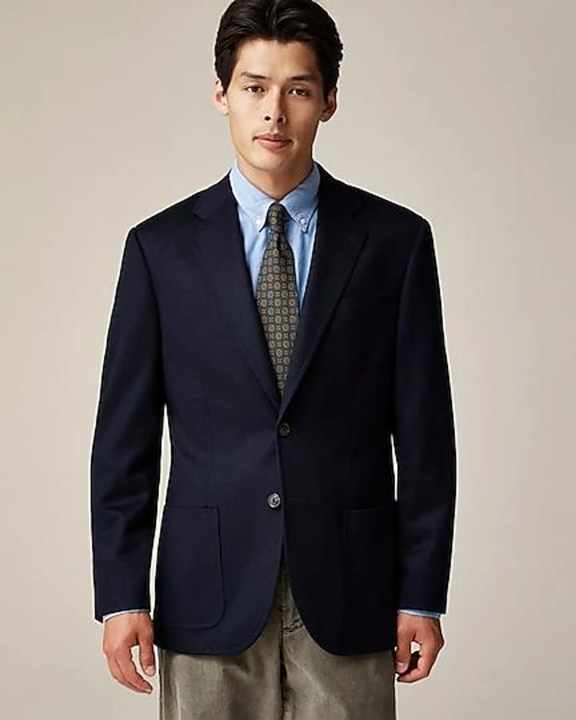 Crosby Classic-fit blazer in Italian wool doeskin