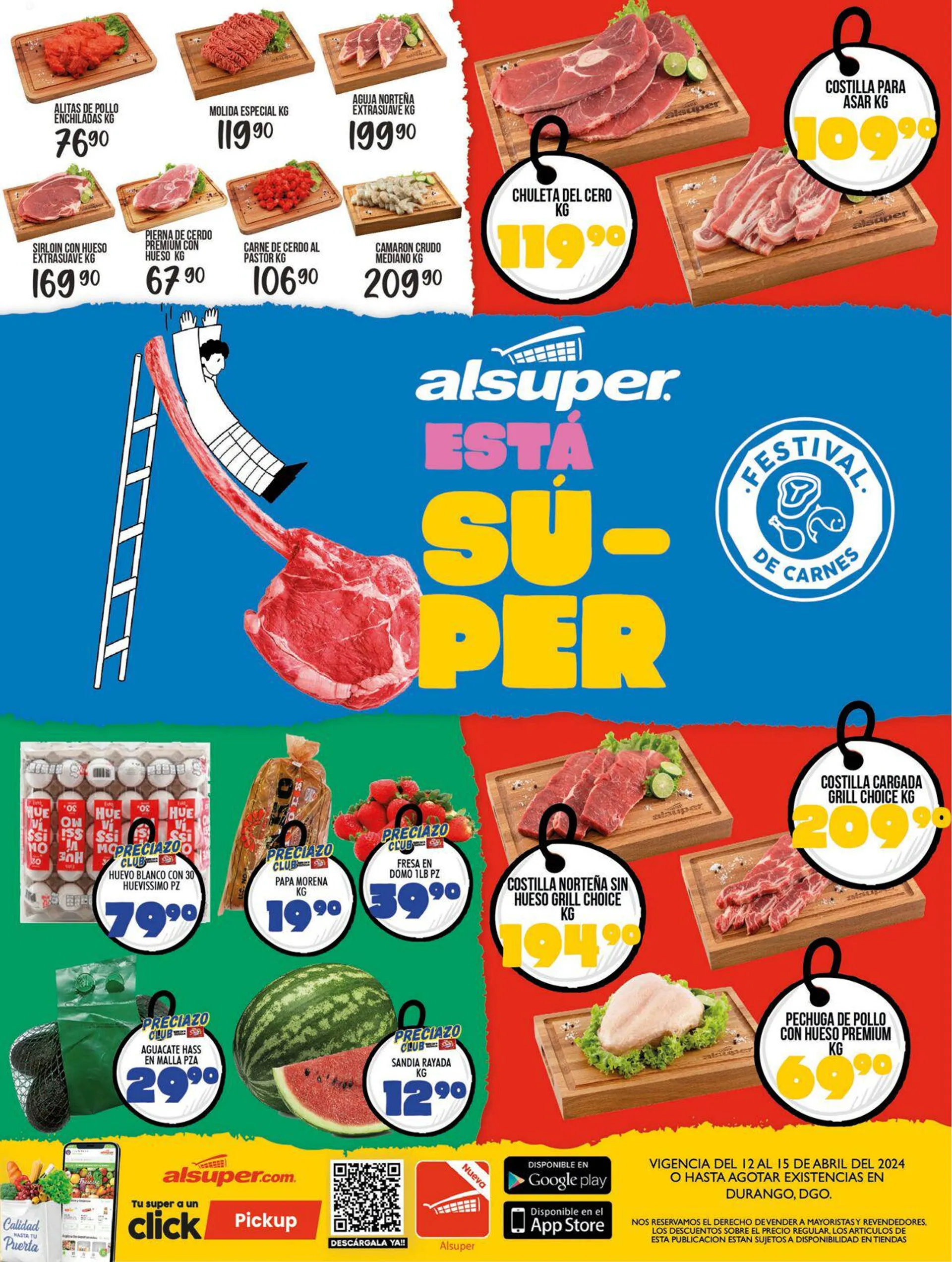 Catálogo de Alsuper - Durango 12 de abril al 15 de abril 2024 - Pagina 1
