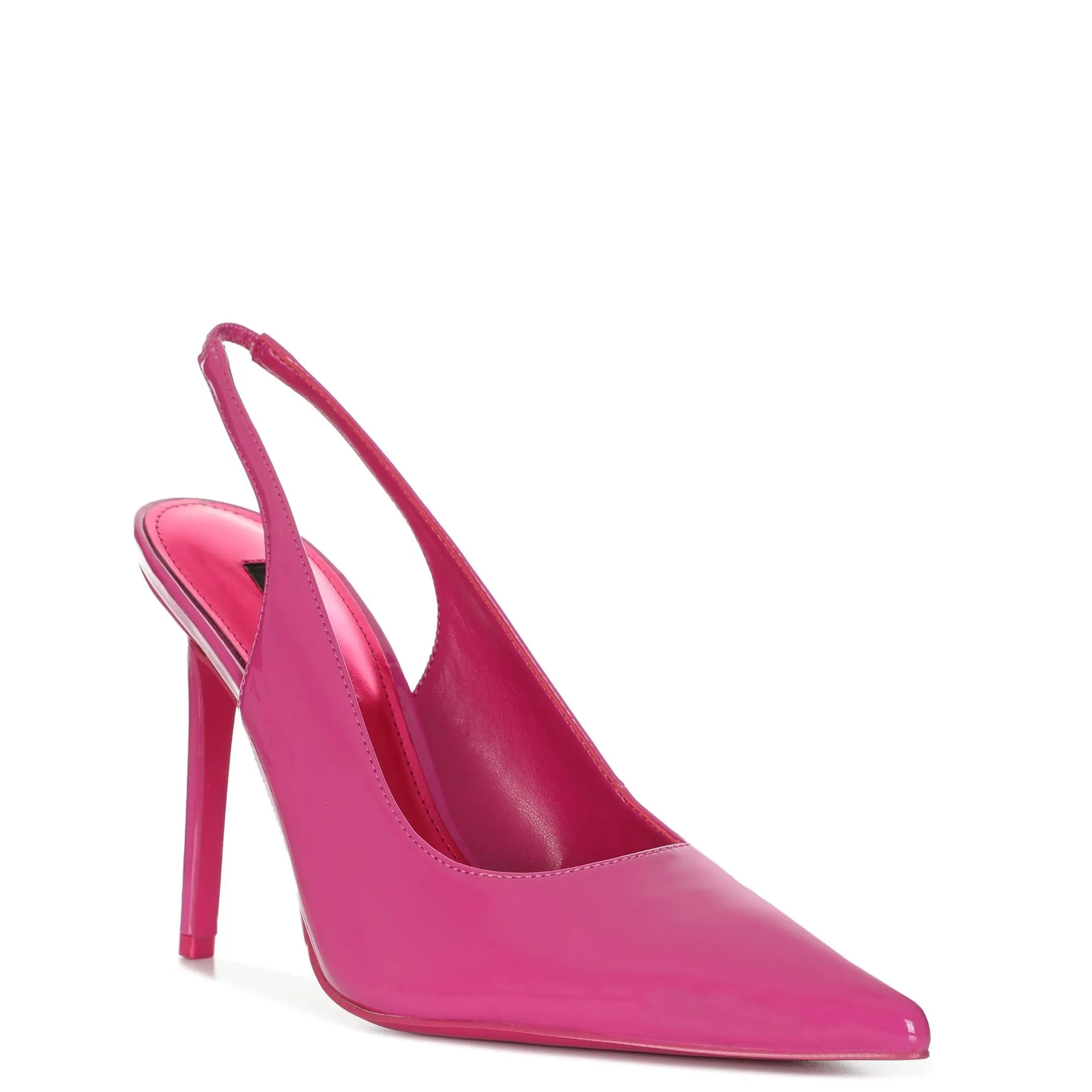 Zapatilla Feather3 Piel Acabado Charol Fucsia Nine West