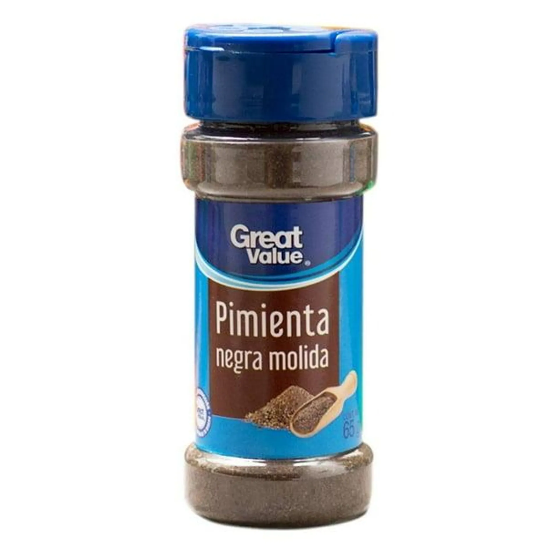 Pimienta negra Great Value molida 65 g