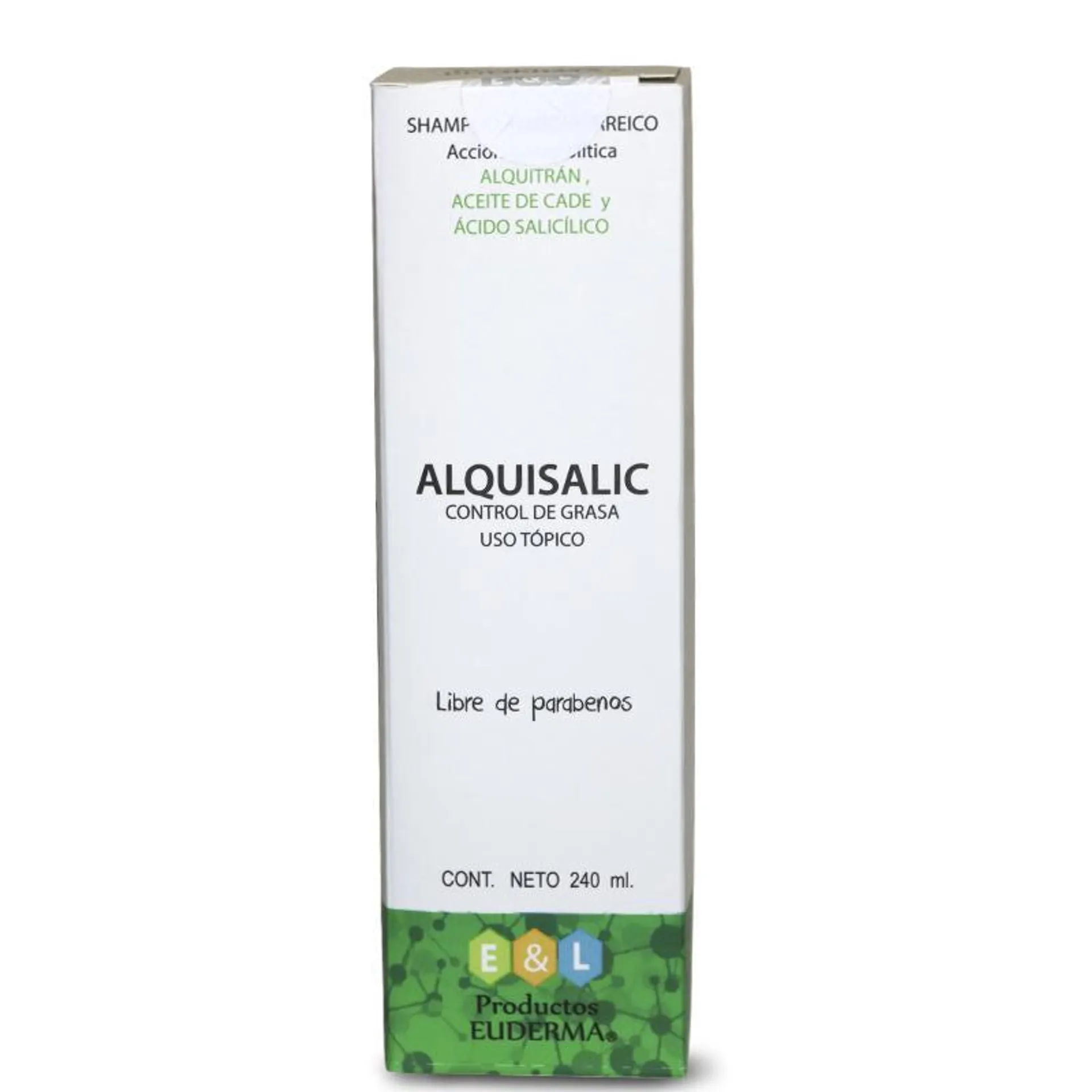 Euderma Alquisalic Shampoo para cabello graso 240ml.