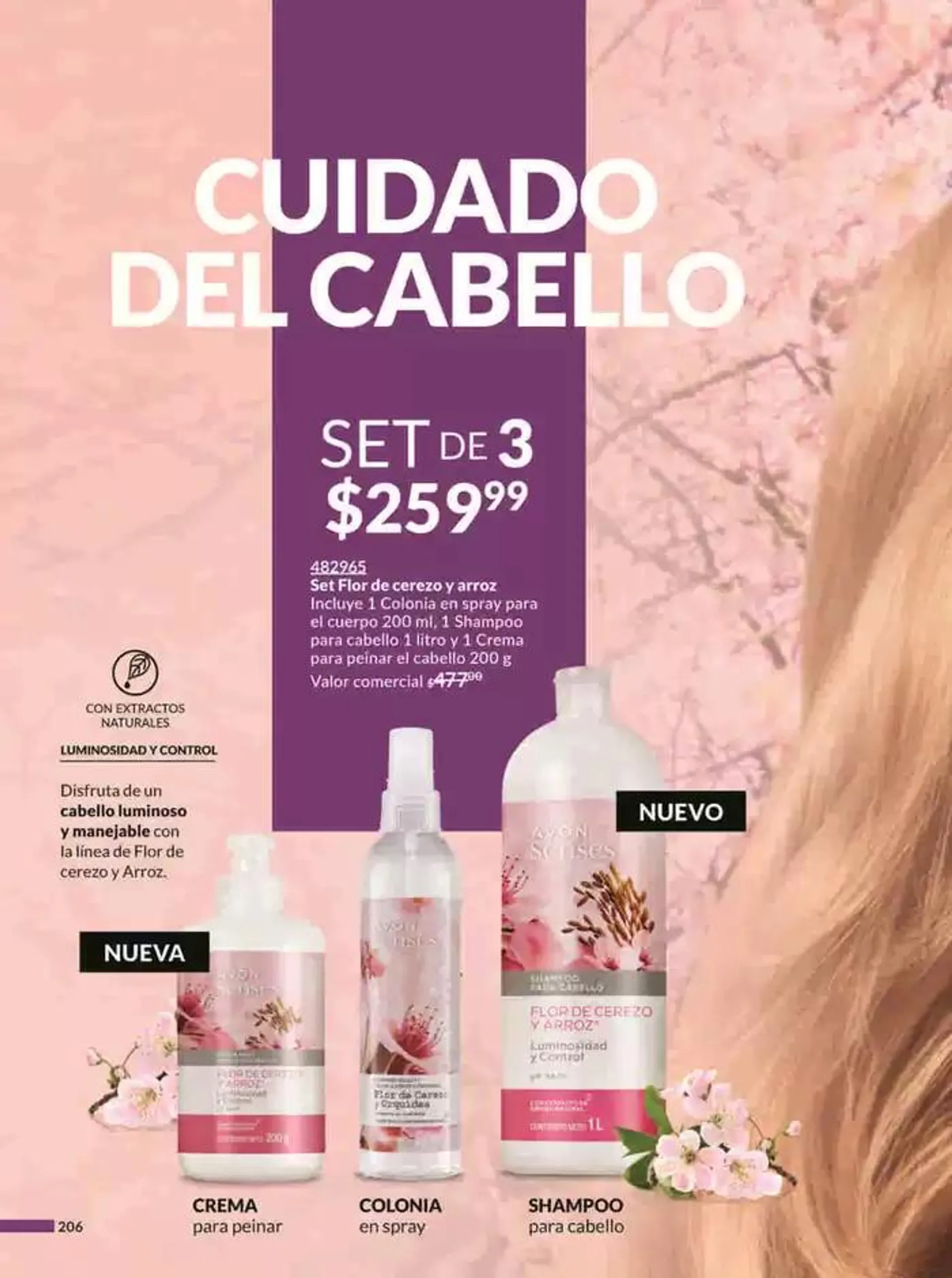 Catálogo de Avon COSMÉTICOS C18 9 de octubre al 15 de noviembre 2024 - Pagina 206