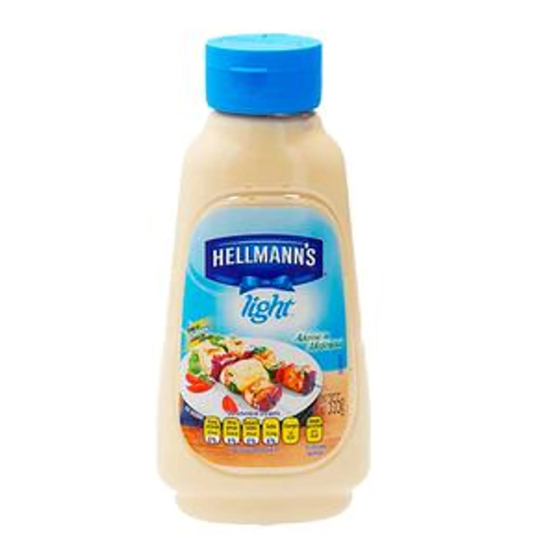 MAYONESA HELLMANNS LIGHT SQUEEZE 355 GR.