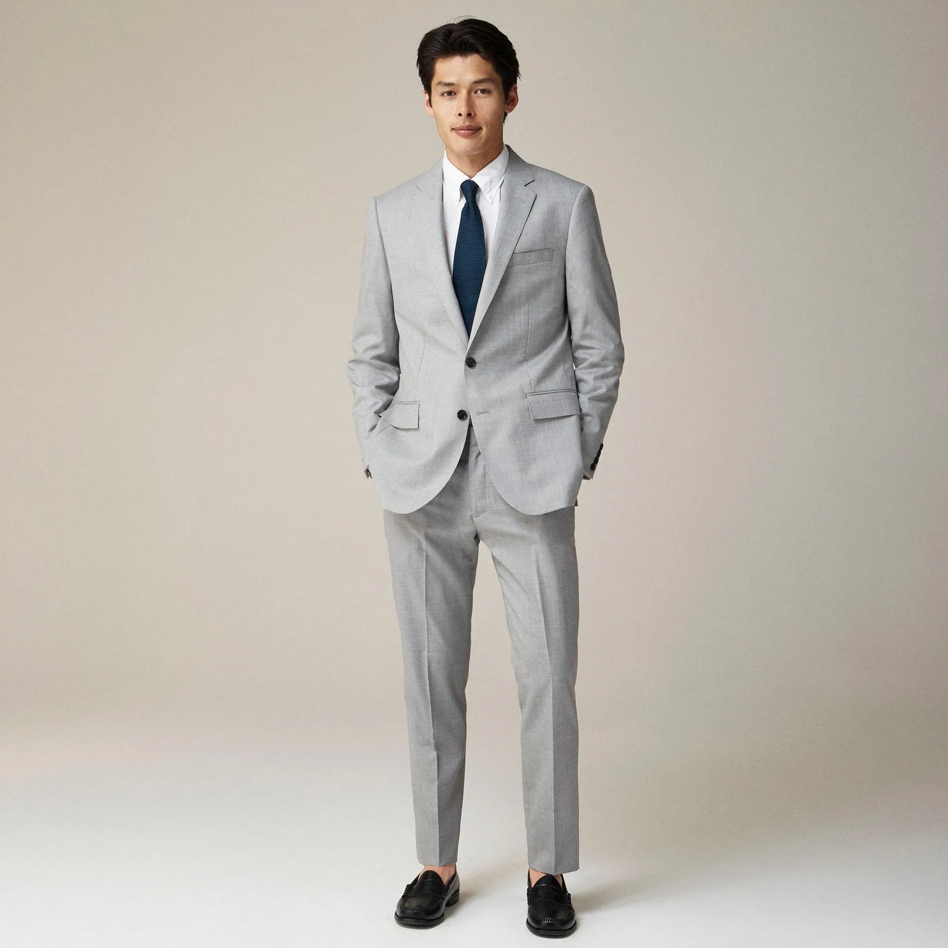 Ludlow Slim-fit suit jacket in Italian wool