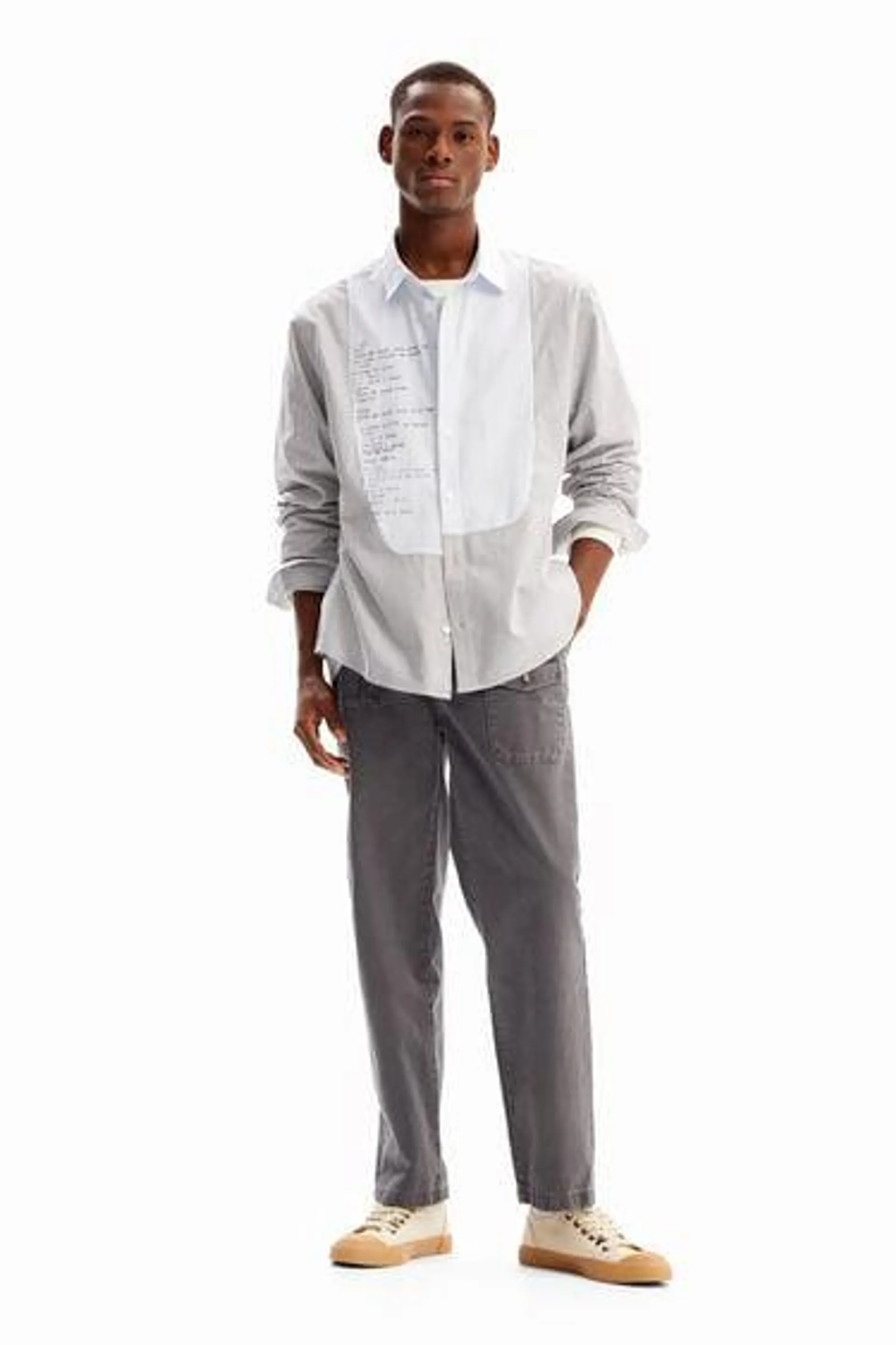 Camisa rayas patch