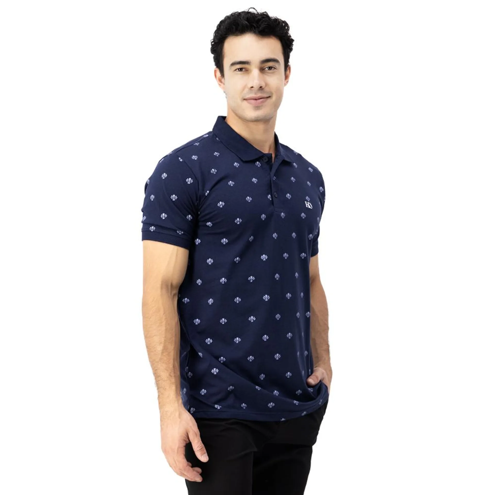 Playera Tipo Polo Hummo Hombre Diseño Full Print