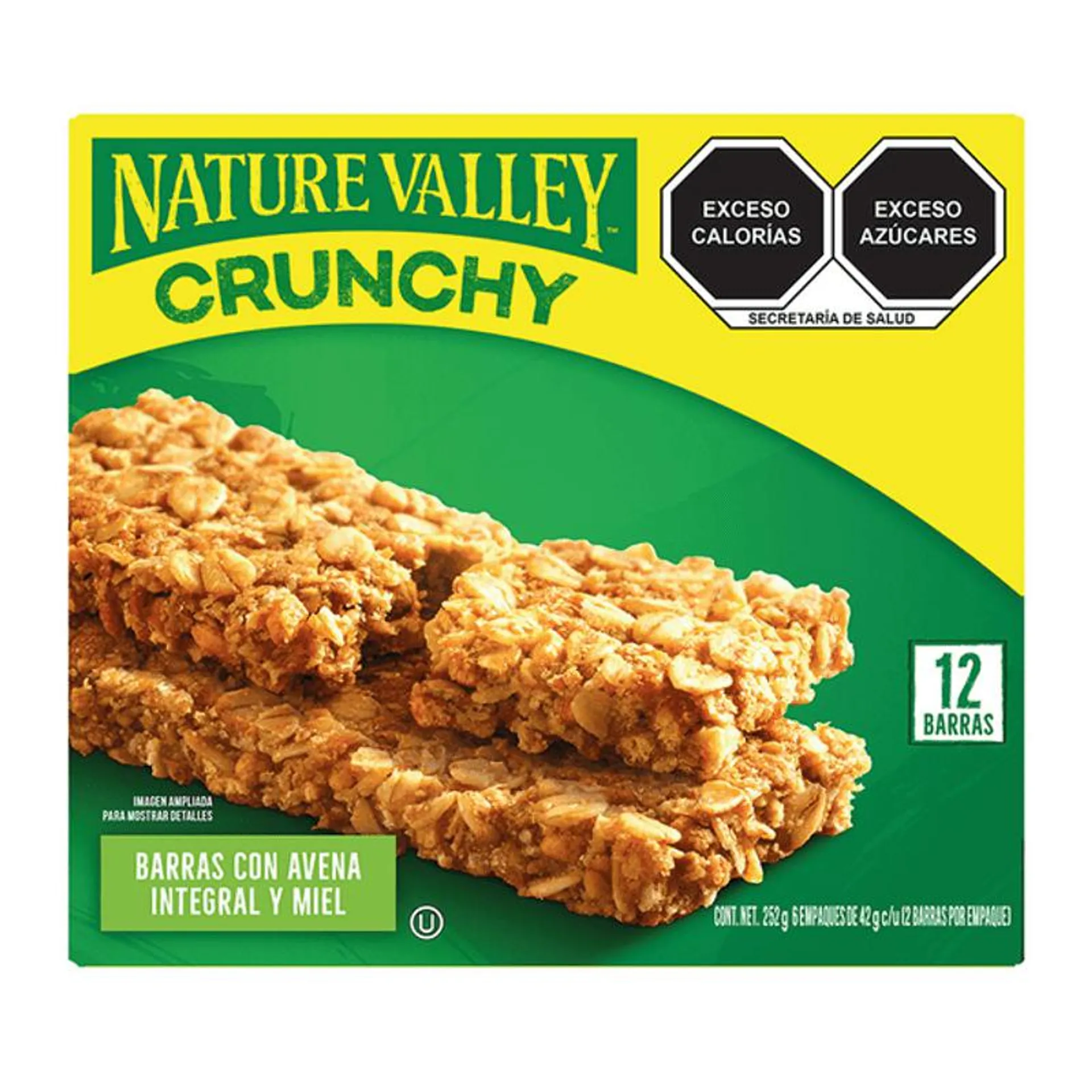 Nature Valley Barras de Granola Crunchy Miel 252 g